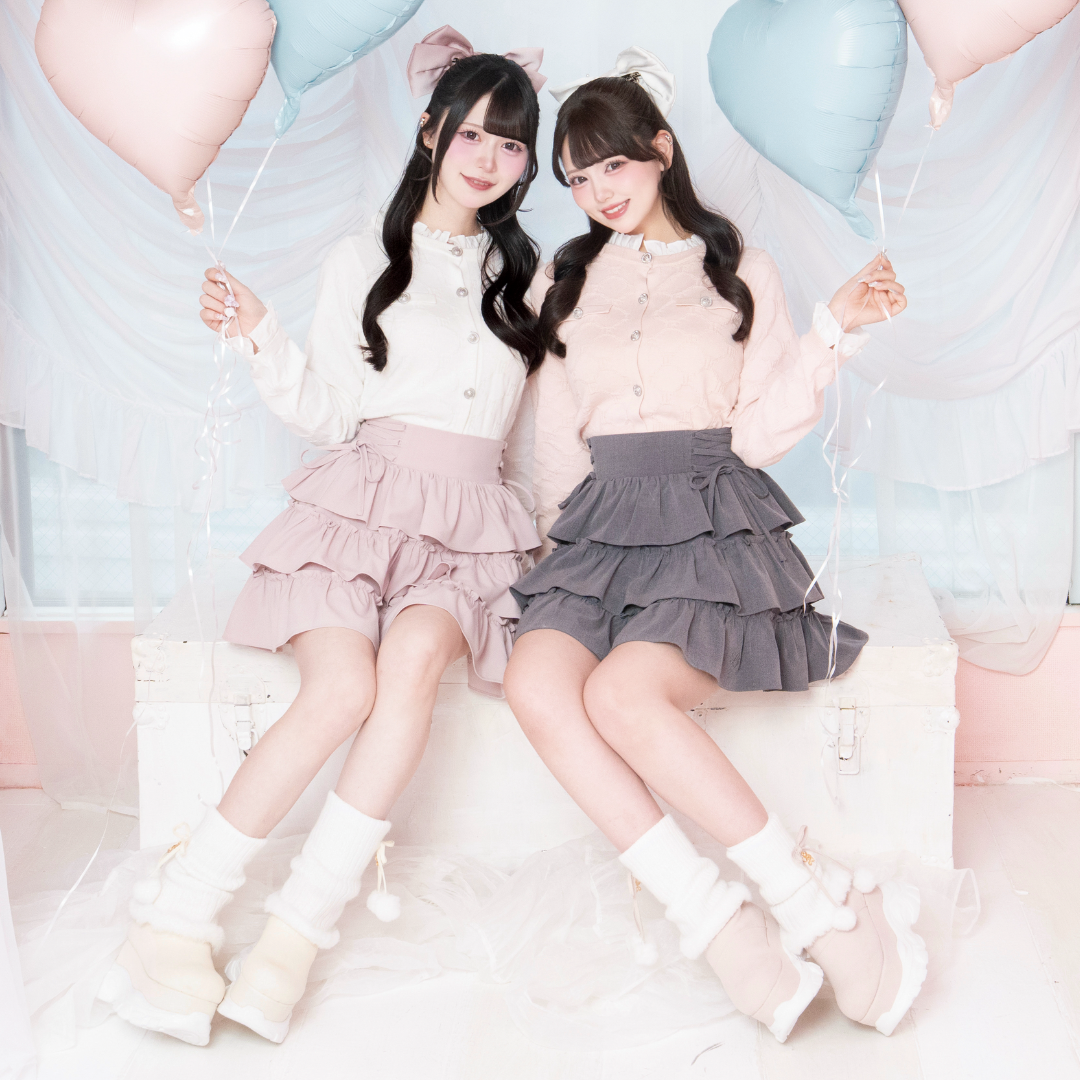 ピンク:163cm/グレー:163cm