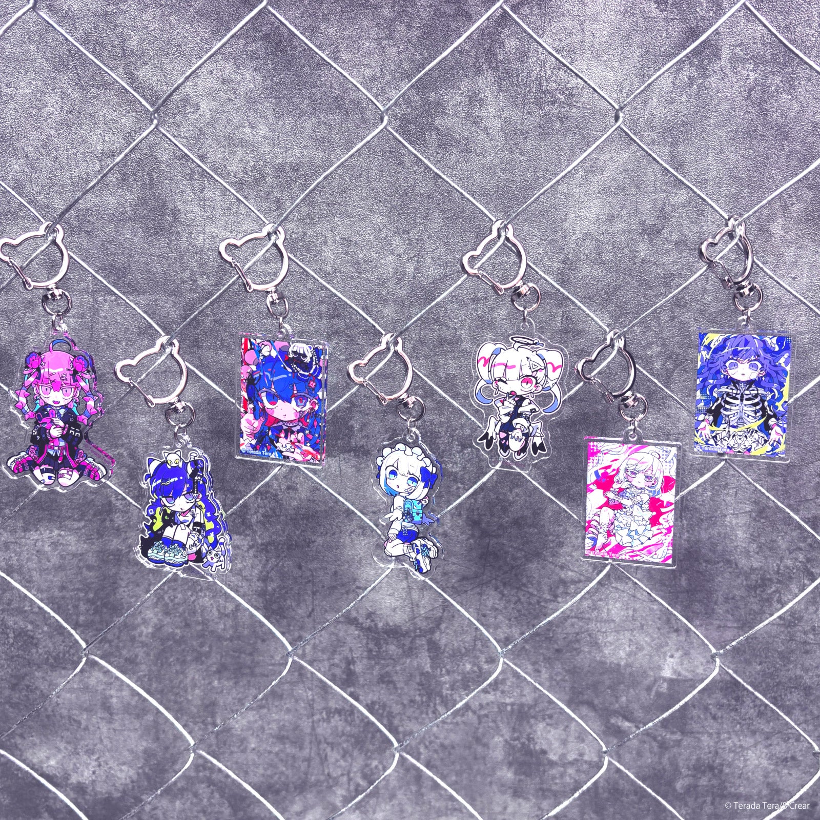 《寺田てら×LAFARY》アクリルキーホルダーセット