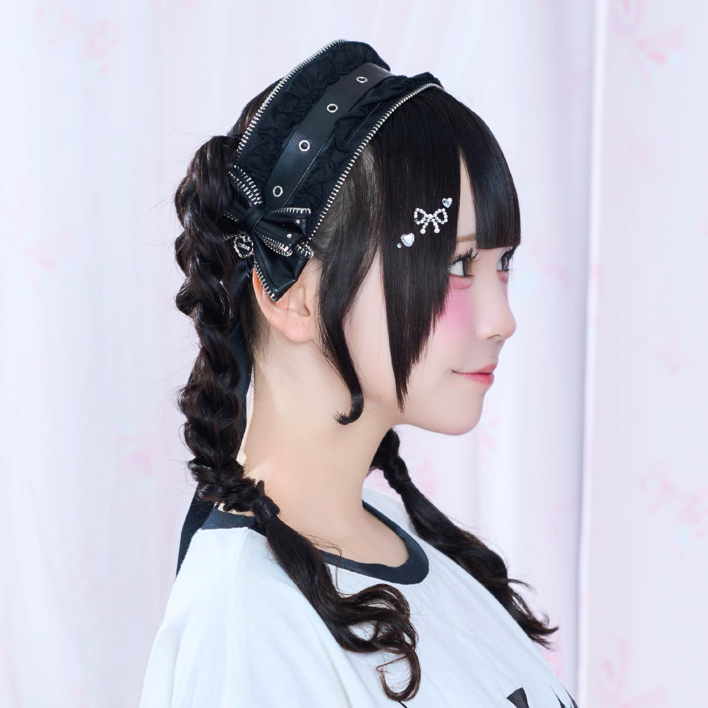 《mine》ジップリボンヘッドドレス