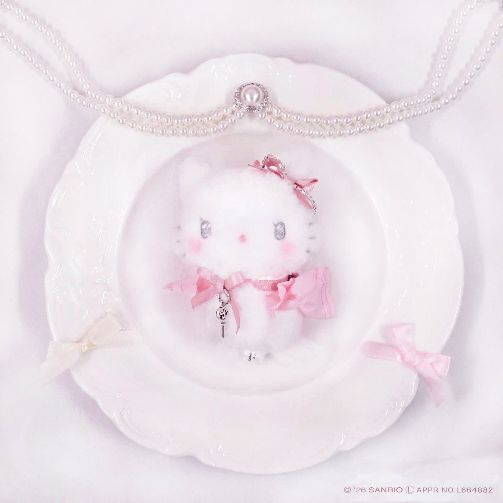 《受注生産/LAFARYオリジナル》バレリーナティーパーティー♡ぬいぐるみマスコット チャーミーキティ