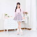 《LAFARY closet》ファーベルトループプリーツスカパン