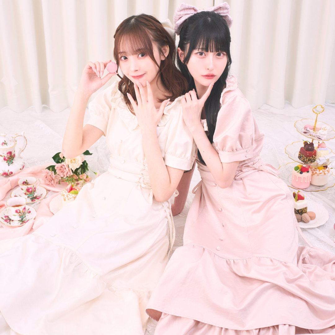 《LAFARY closet》スピンドルティアードロングワンピ