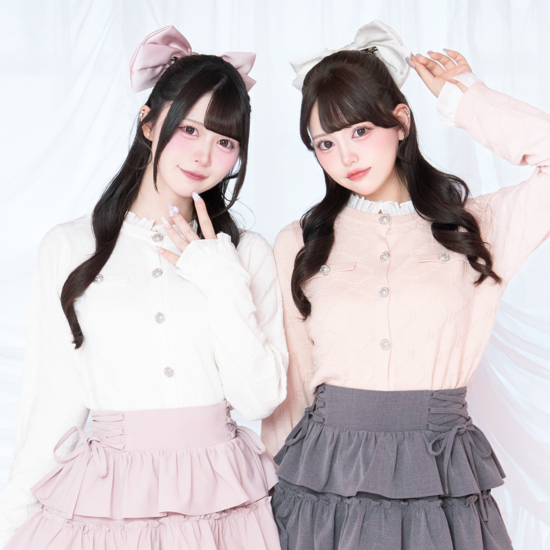 《LAFARY closet》ビジューサテンリボンバレッタ