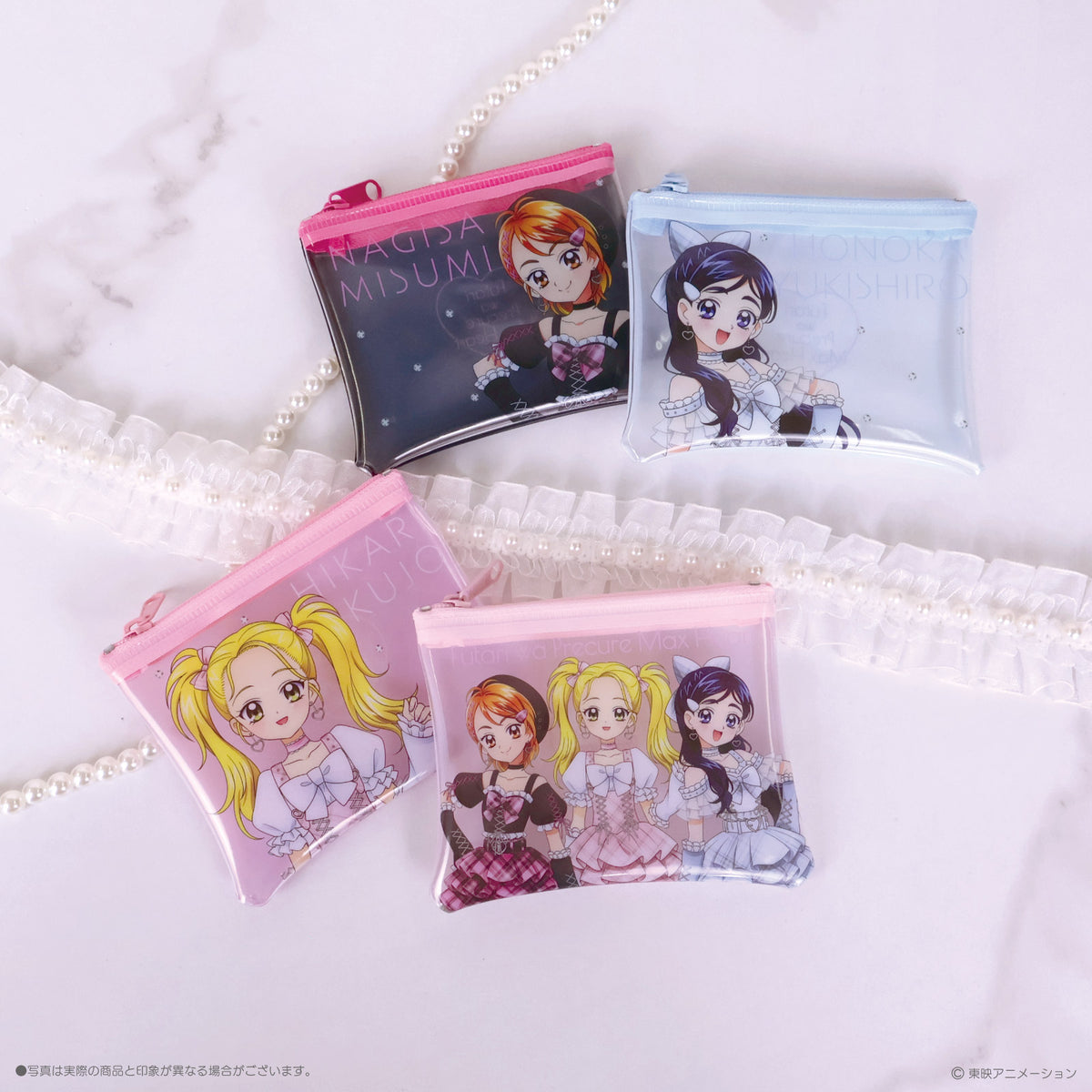 《ふたりはプリキュアMax Heart×LAFARY》ミニクリアポーチ