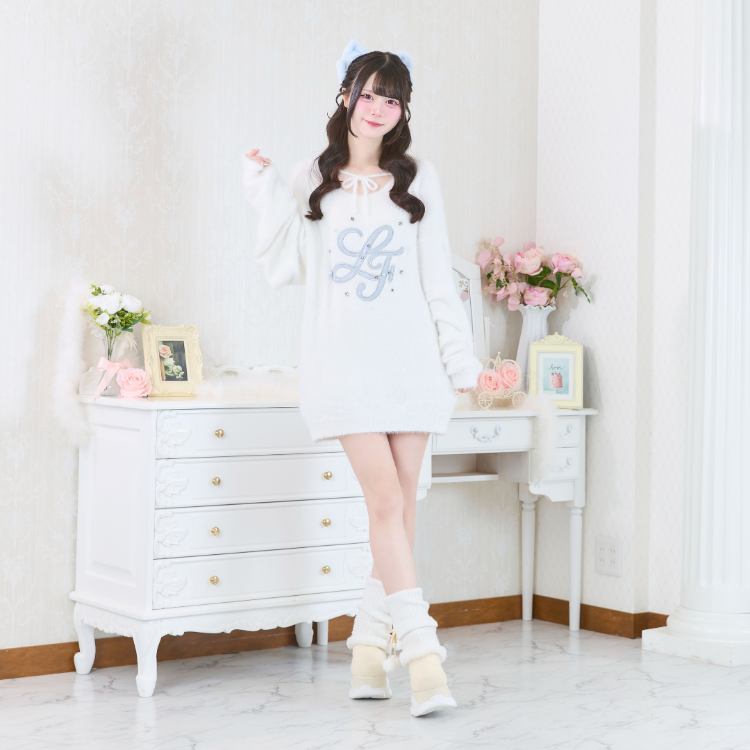 ホワイト×ブルー:163cm