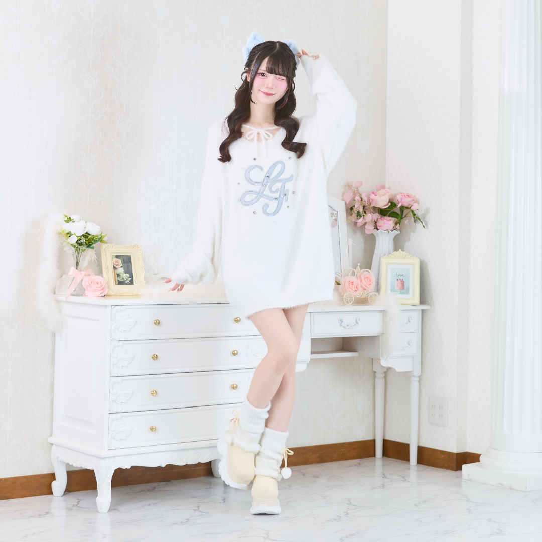 ホワイト×ブルー:163cm