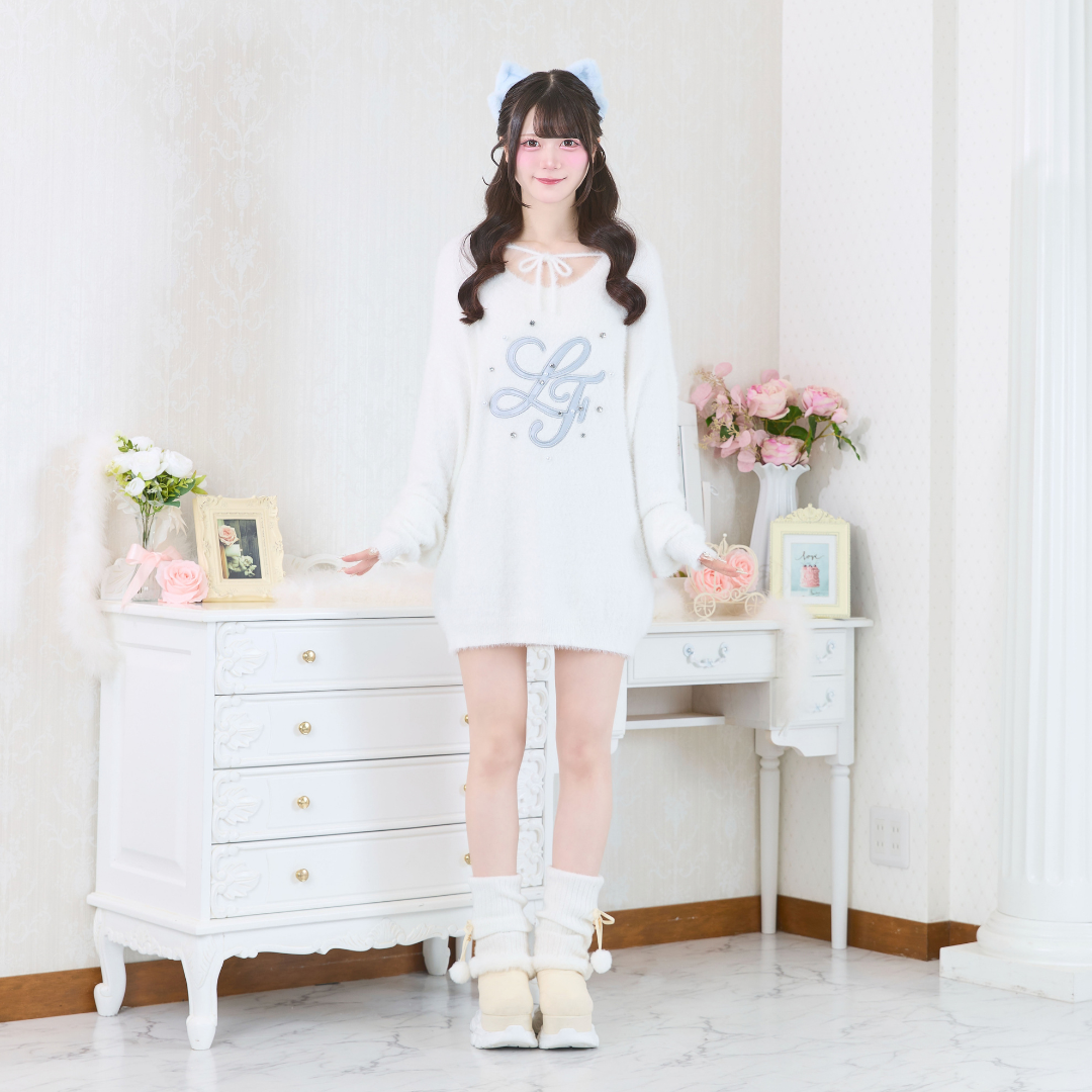 ホワイト×ブルー:163cm