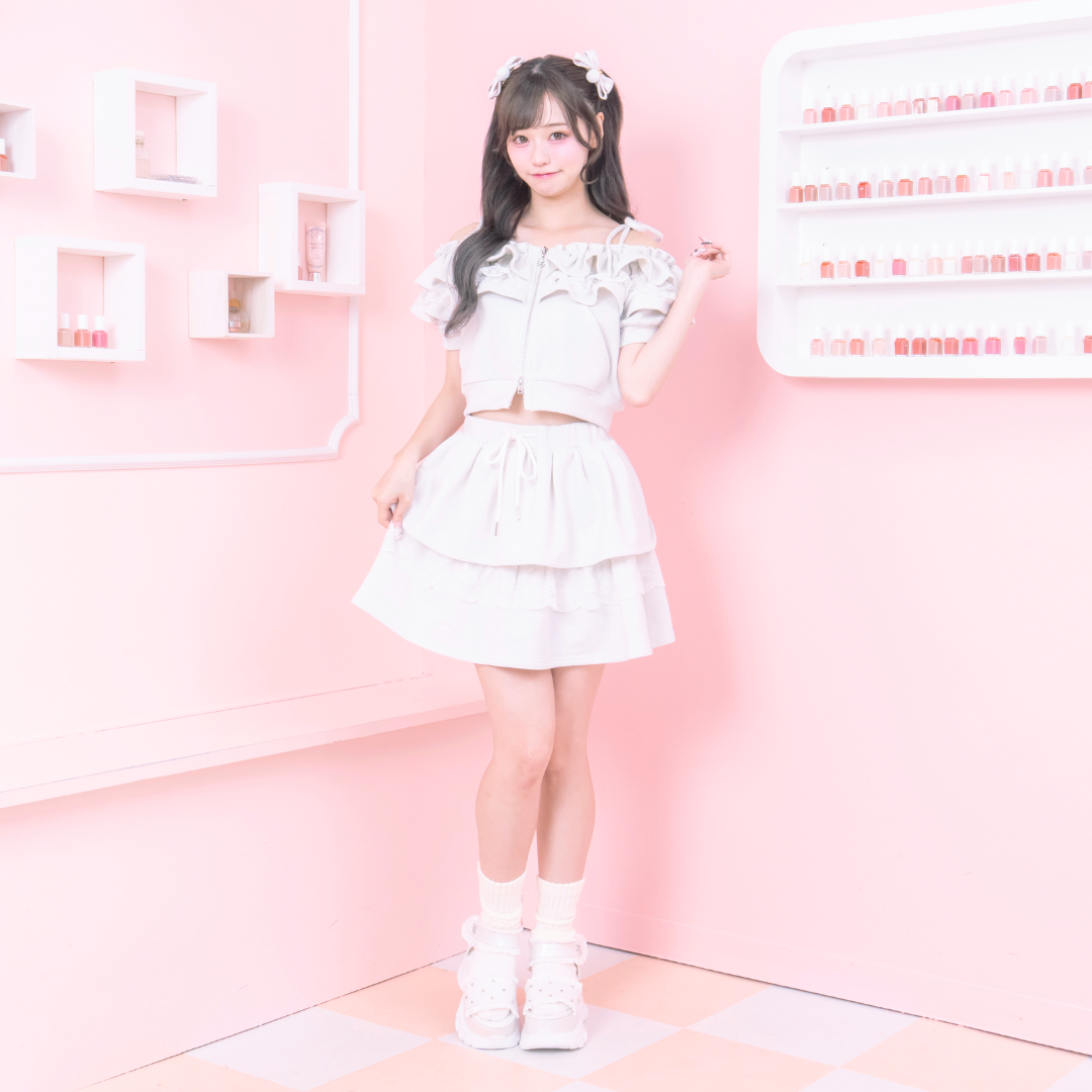 《LAFARY closet》オフショルスウェットセットアップ
