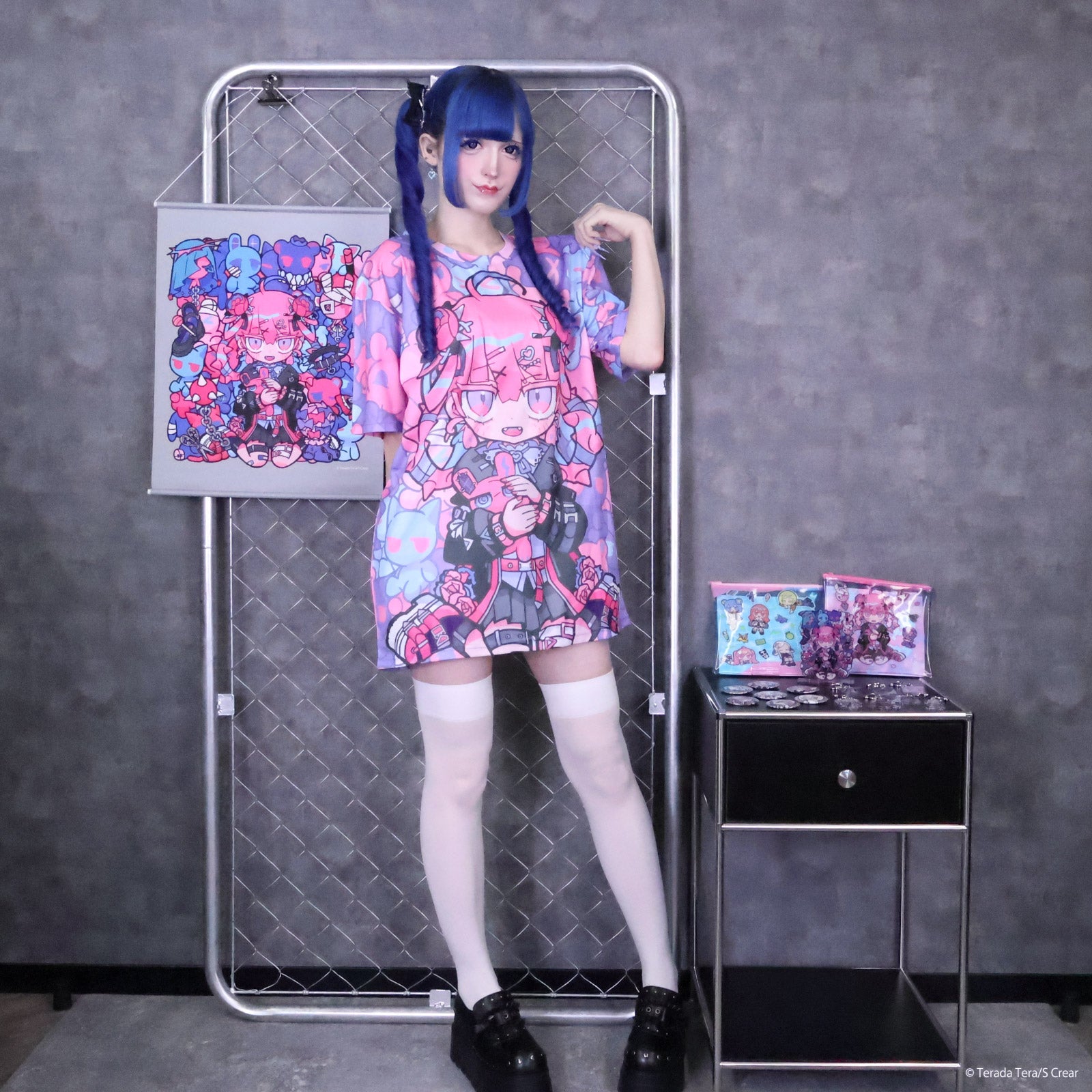 《寺田てら×LAFARY》フルグラフィックTシャツ