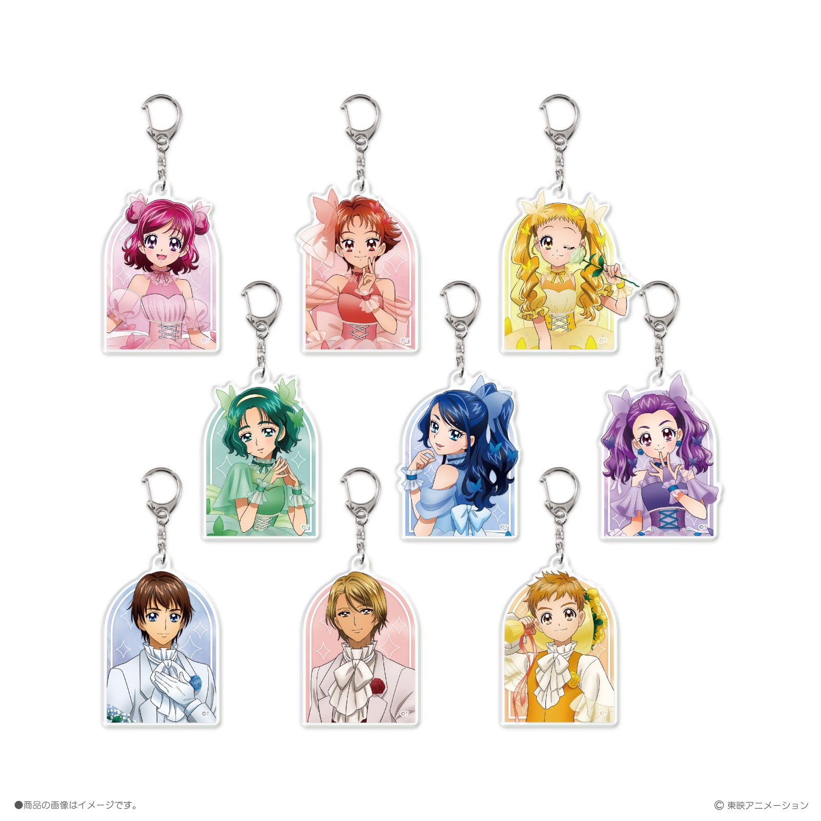《Yes!プリキュア5GoGo!×LAFARY》ランダムアクリルキーホルダー