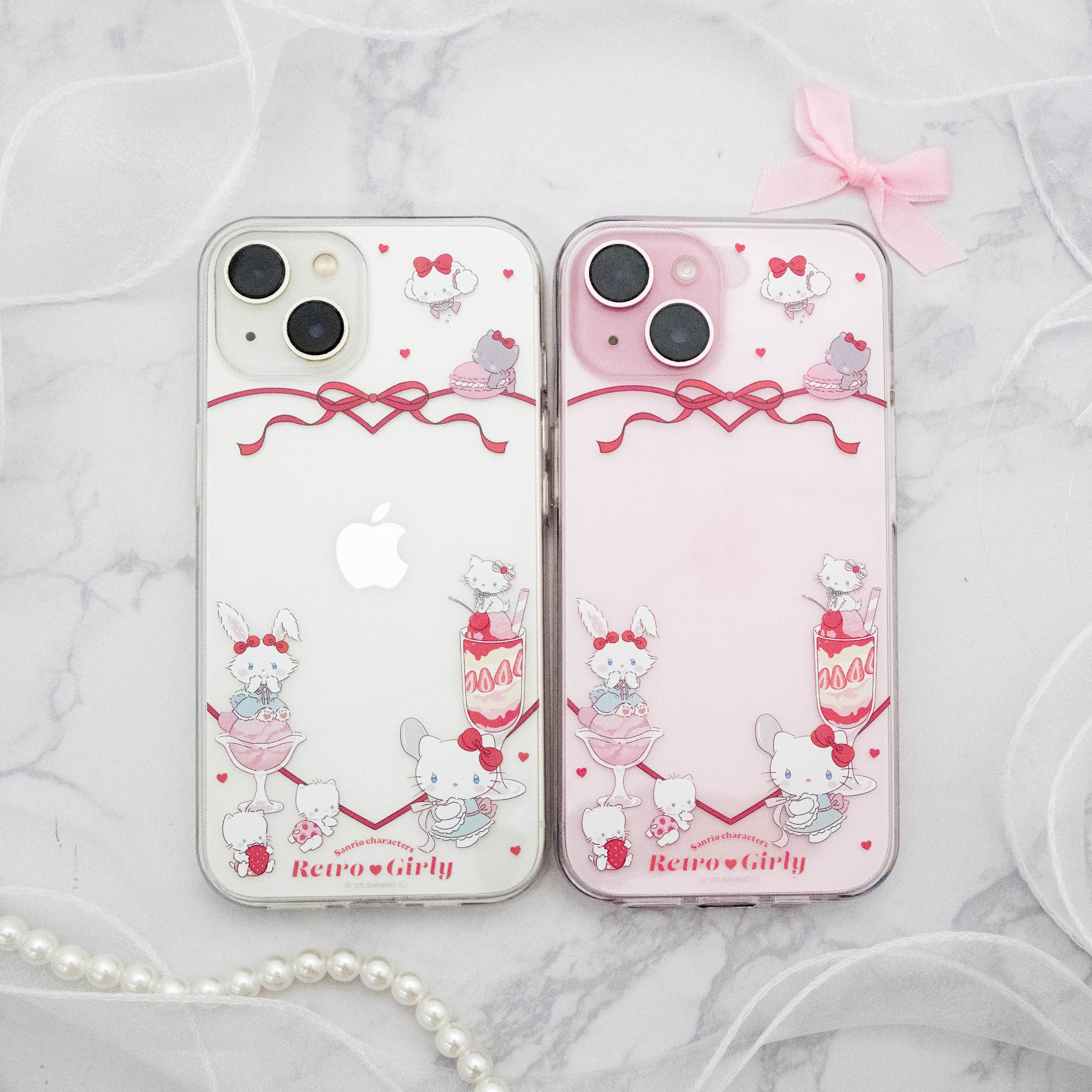 《LAFARYオリジナル》レトロガーリー スマホケース