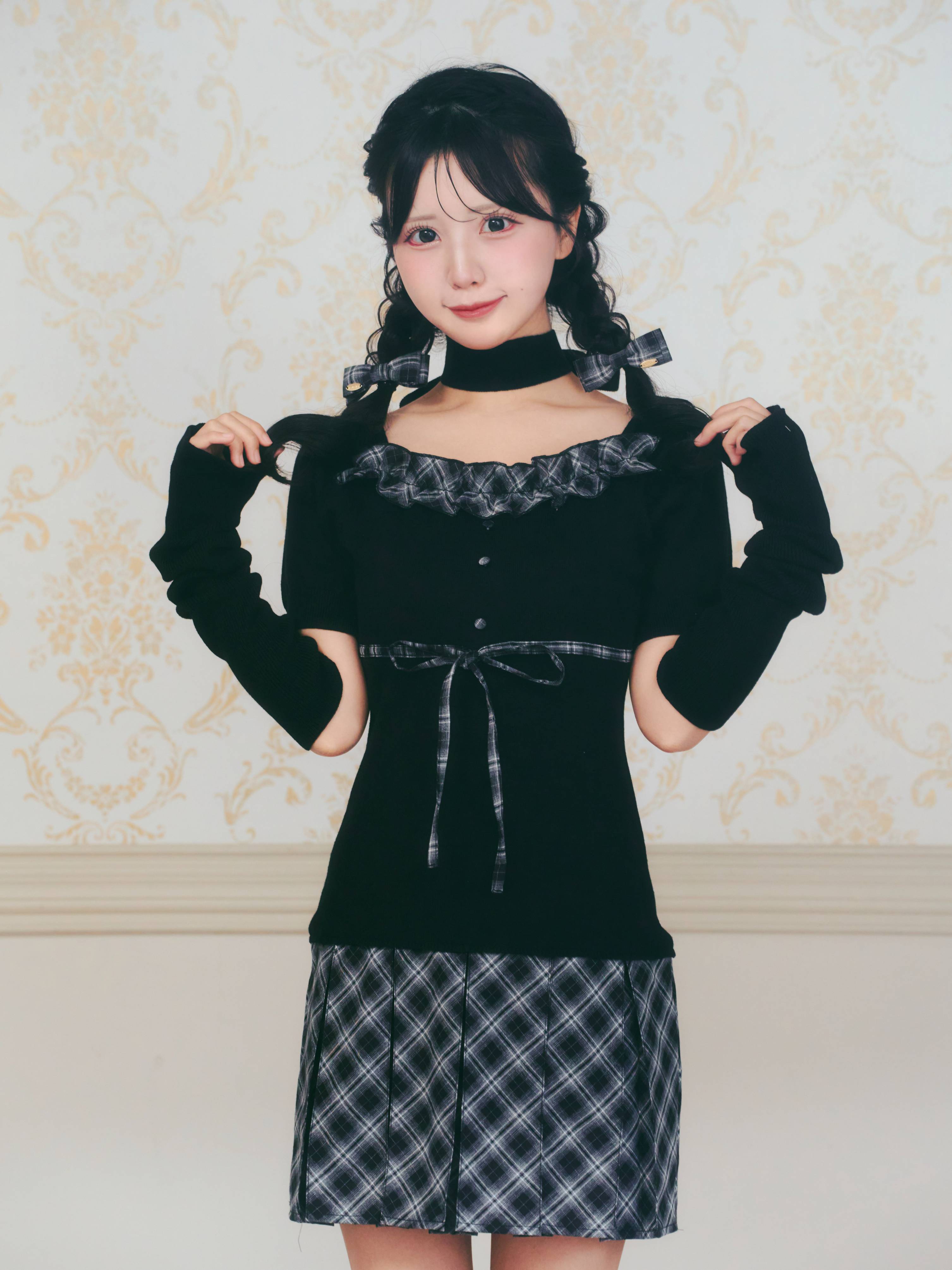 《LAFARY》ドッキングニットワンピース