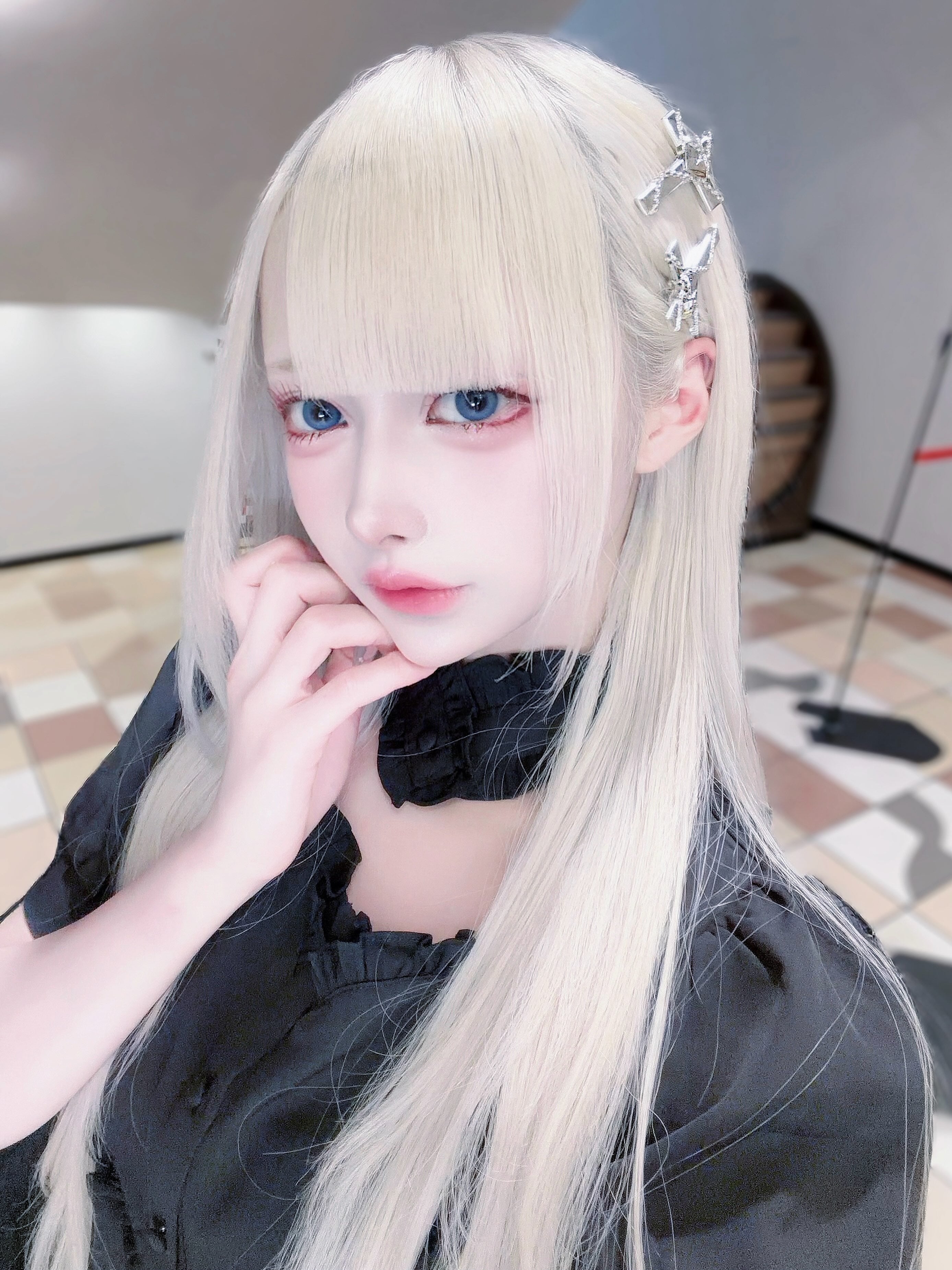 《mine》ロッククロスシルバークリップ