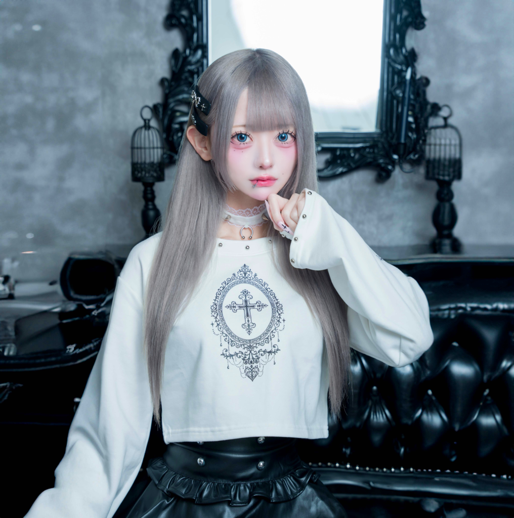 《mine》リボンスパイクチョーカー