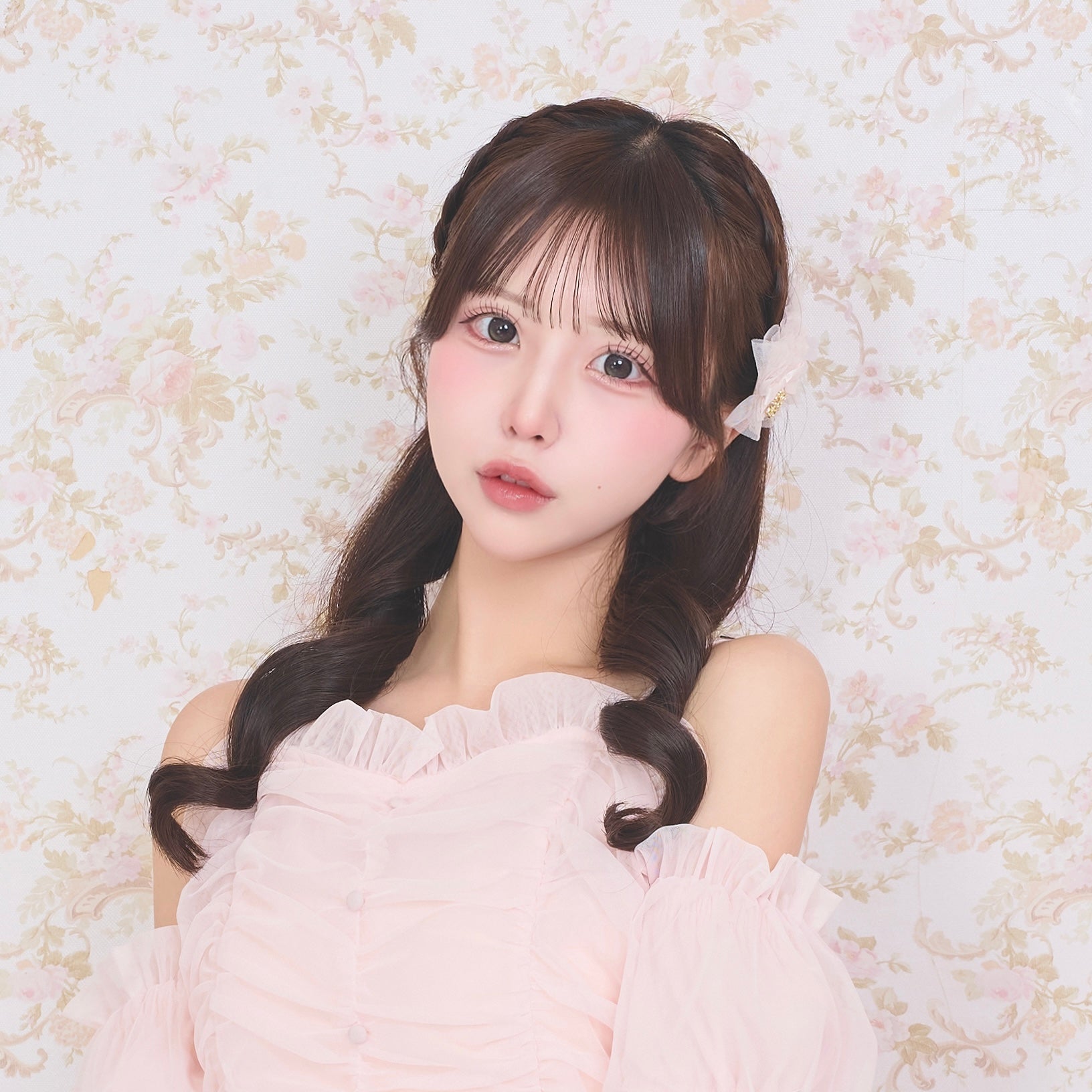 《LAFARY closet》チュールフリルヘアクリップ