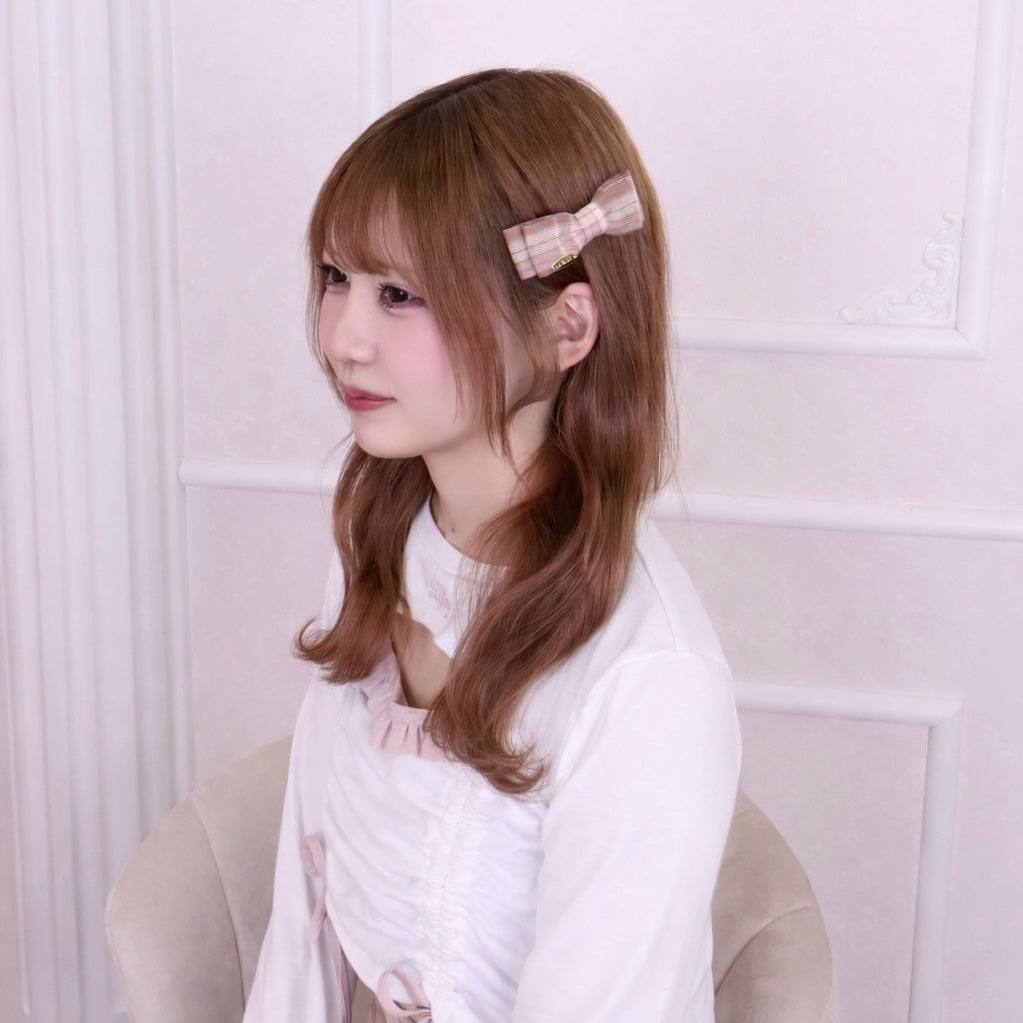 《LAFARY》チェックリボン