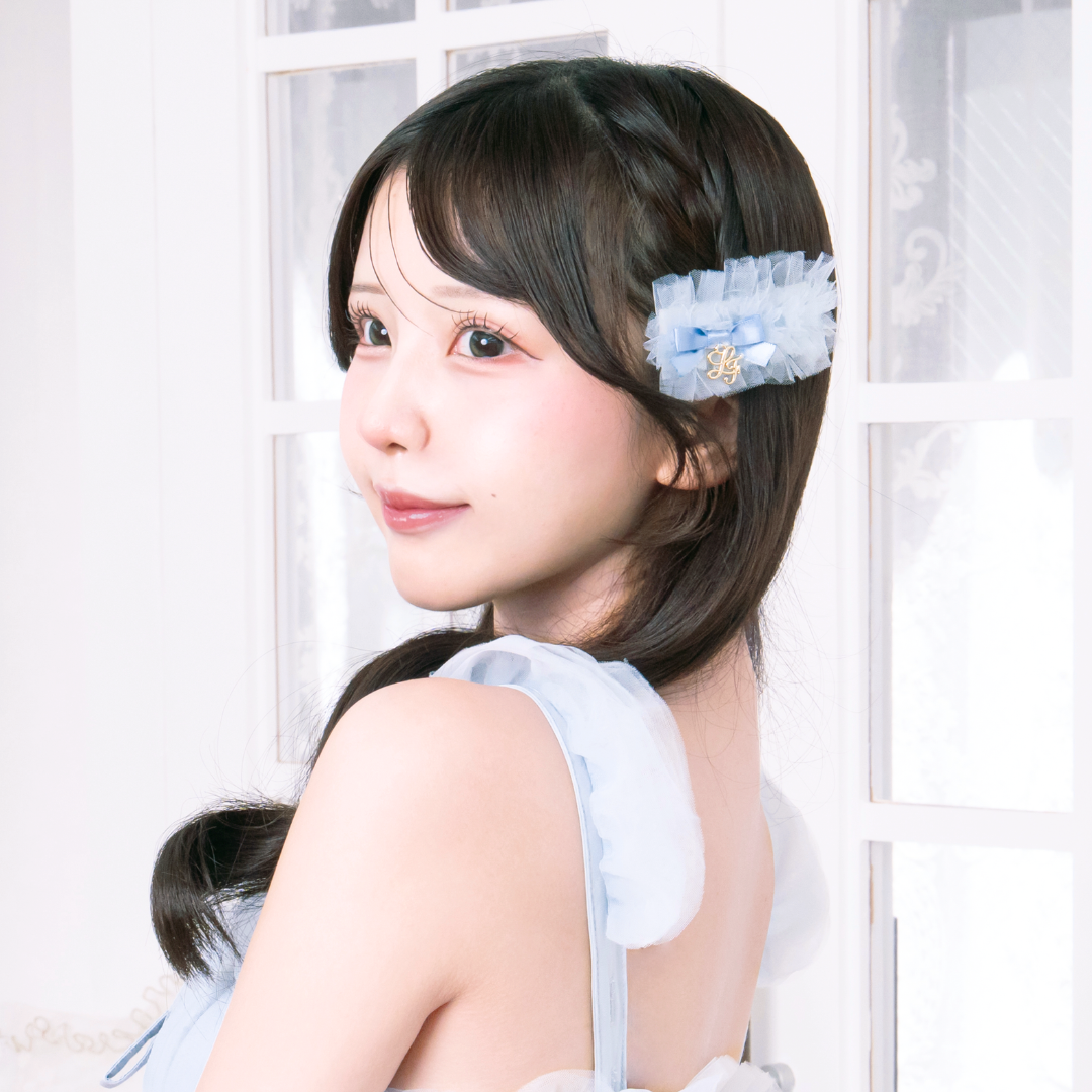 《LAFARY closet》チュールフリルヘアクリップ
