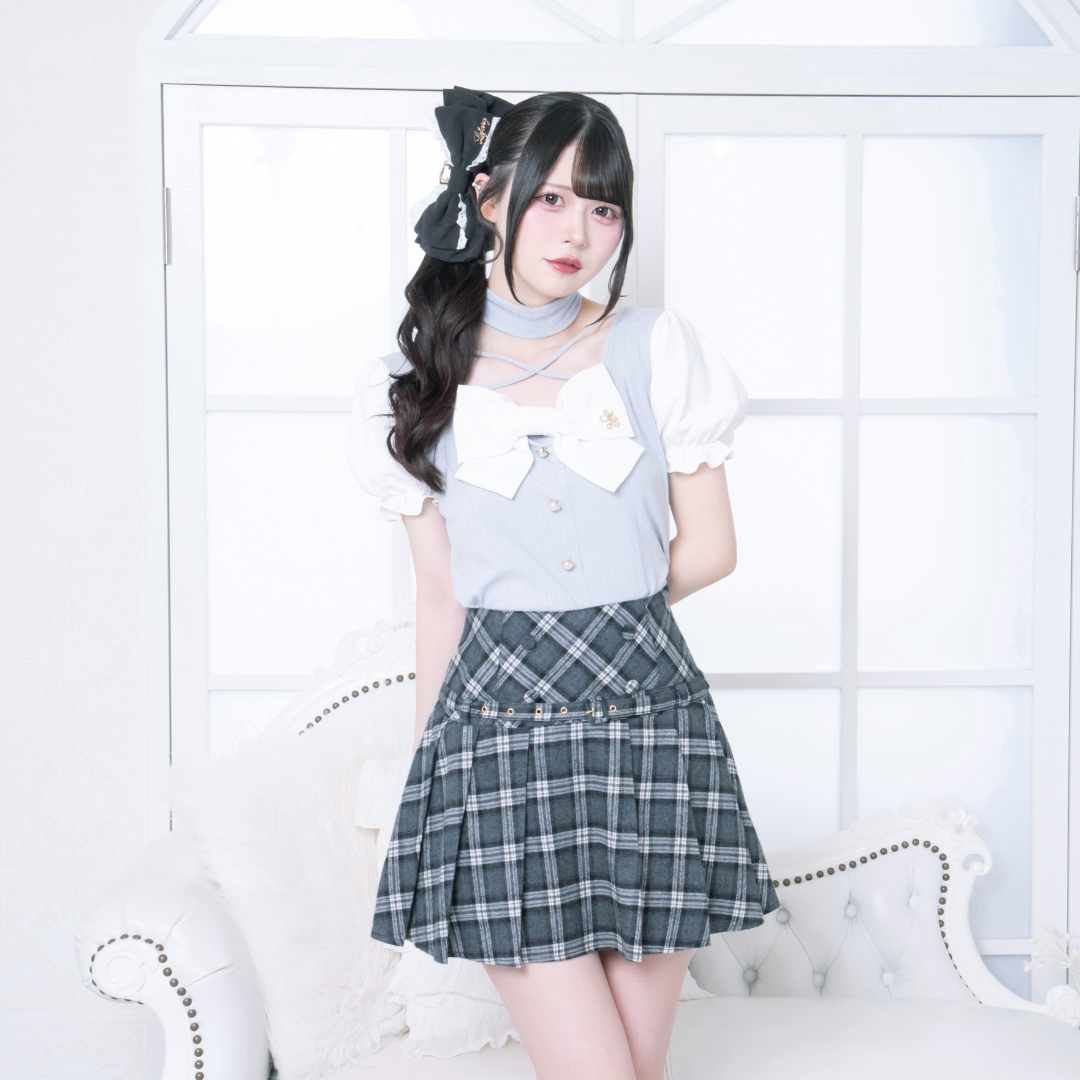 《LAFARY closet》リボンリブトップス