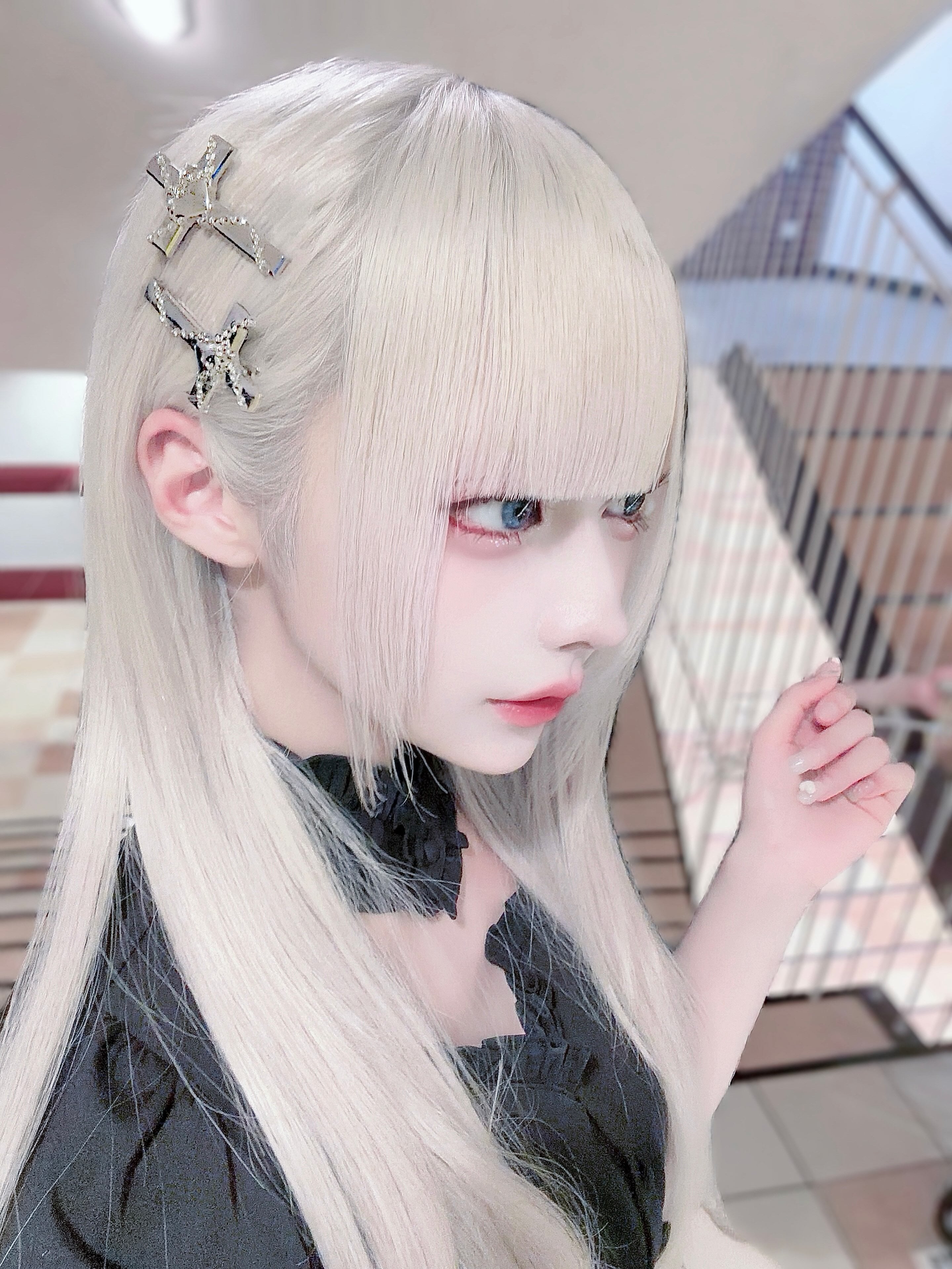 《mine》ロッククロスシルバークリップ