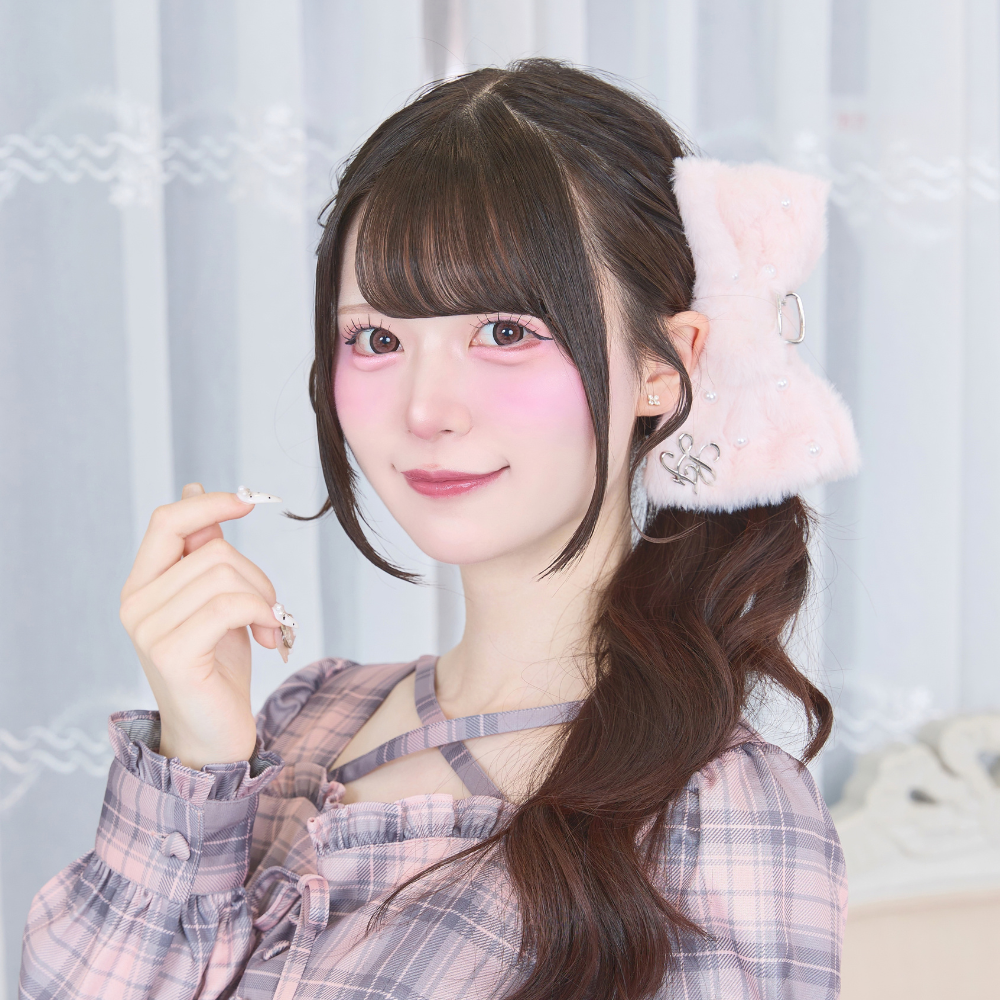 《LAFARY closet》ファーリボンバンスクリップ