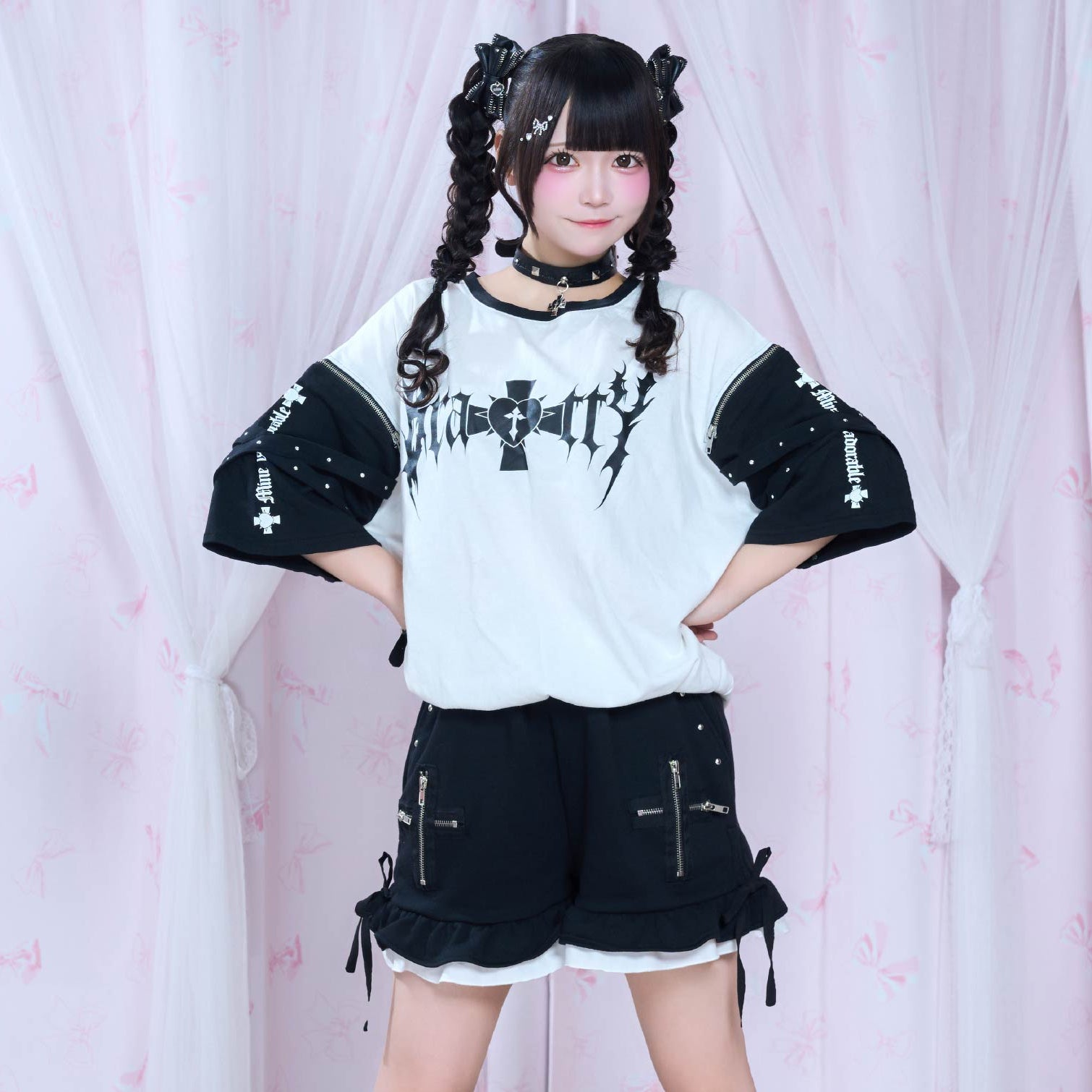 《mine》BrattYジップTシャツ