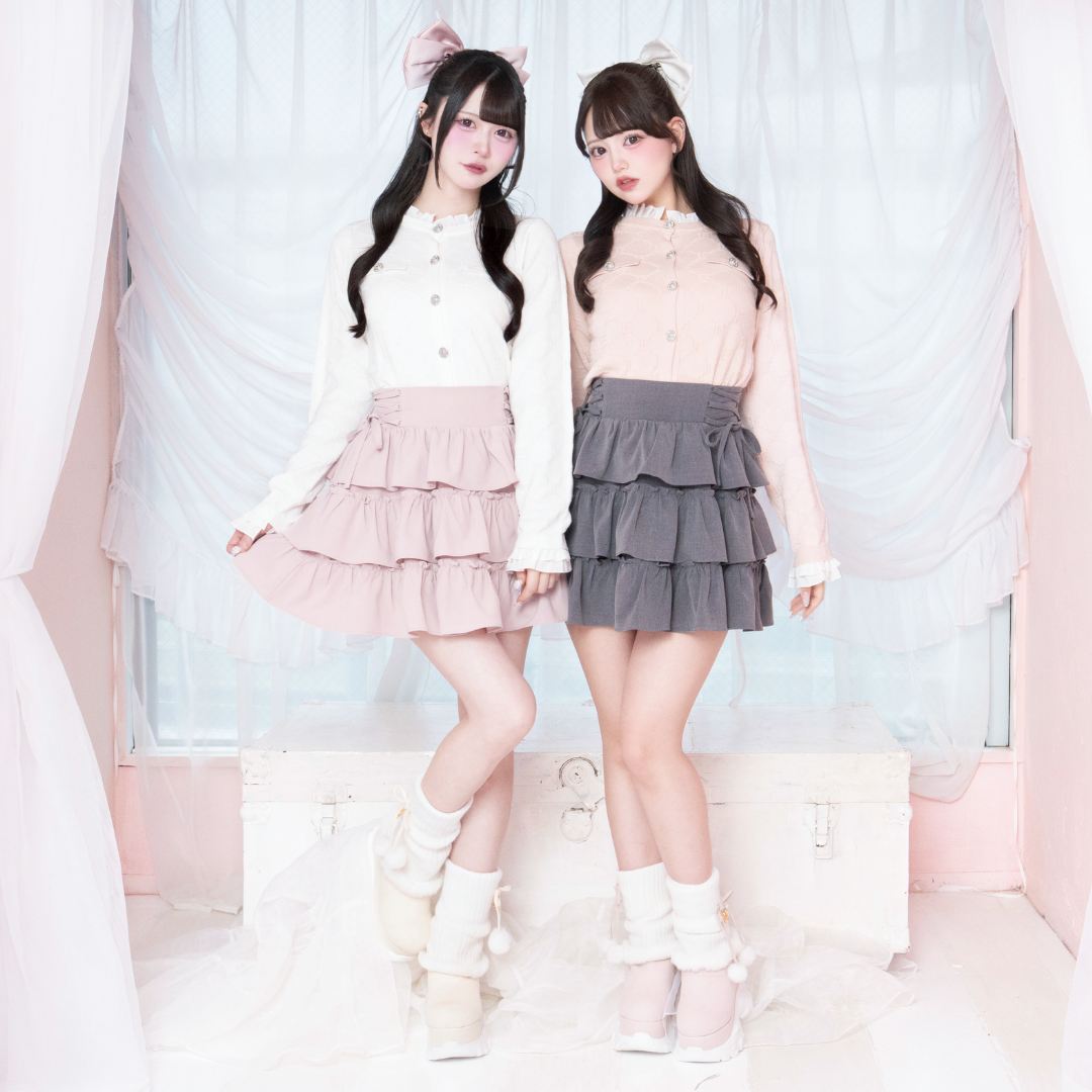 ピンク:163cm/グレー:163cm