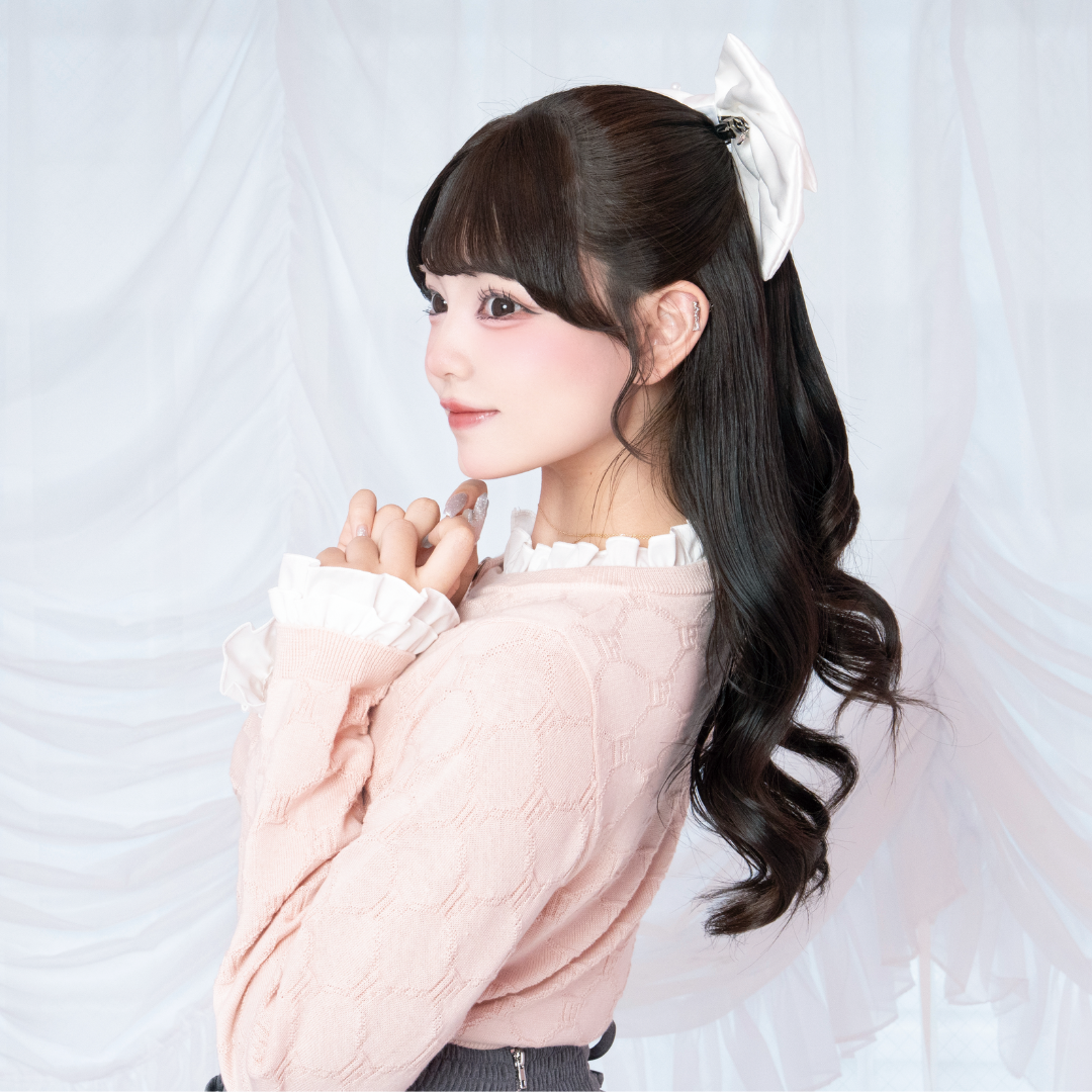 《LAFARY closet》ビジューサテンリボンバレッタ