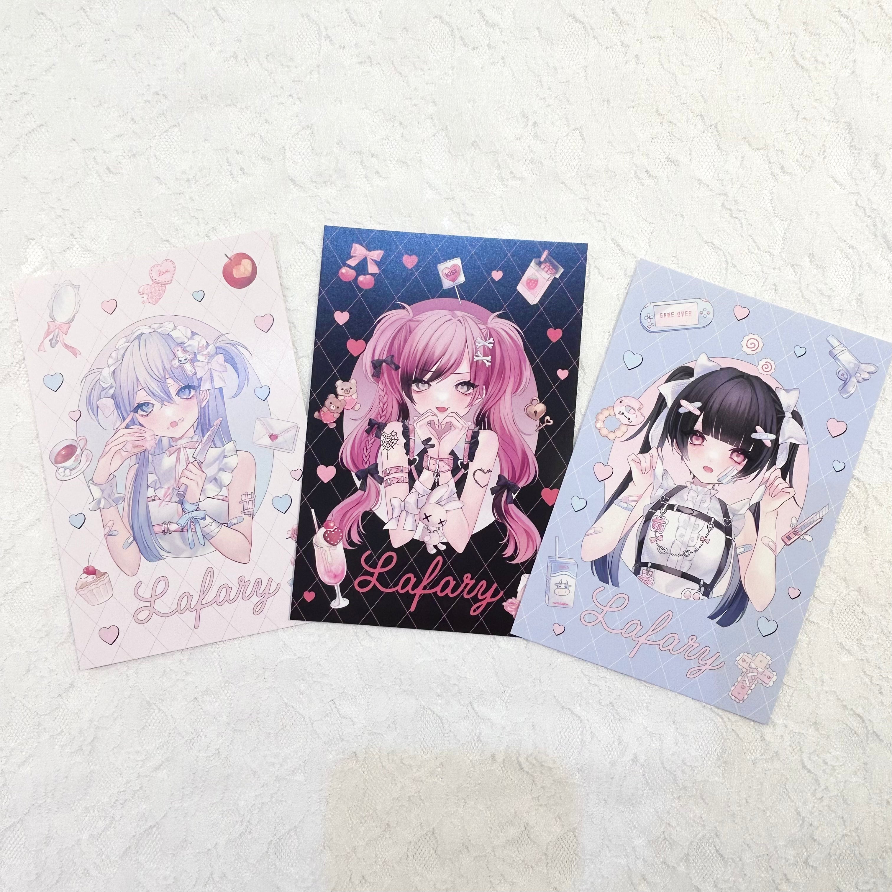 《Lafary×ビビちゃん第二弾》ポストカード3枚セット
