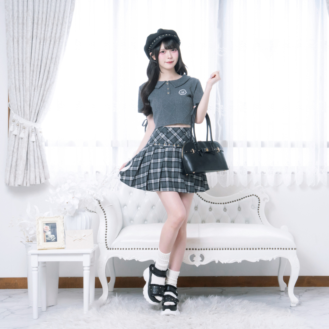 《LAFARY closet》ロゴエンボスボストン