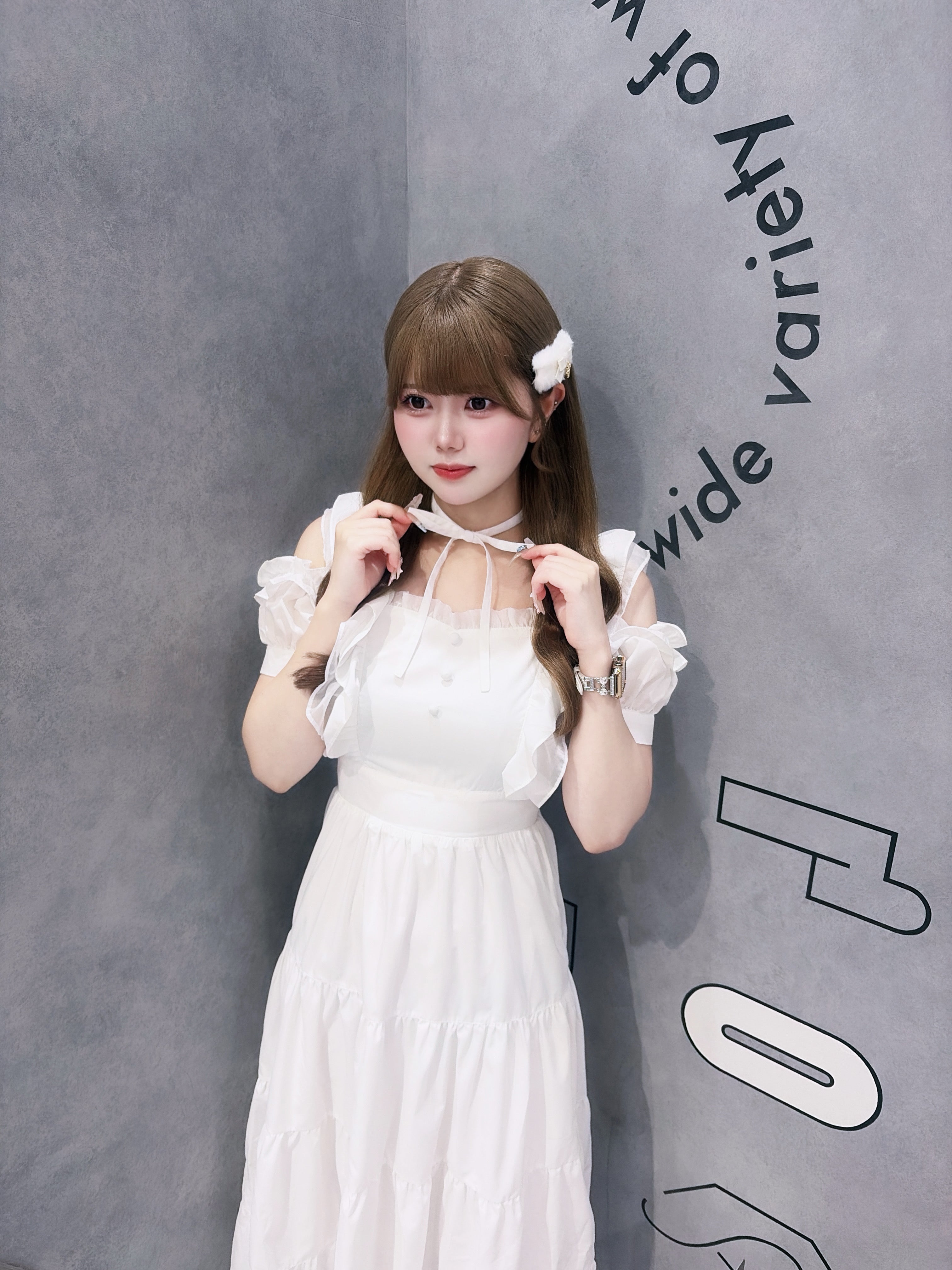 《LAFARY closet》ティアードロングワンピ