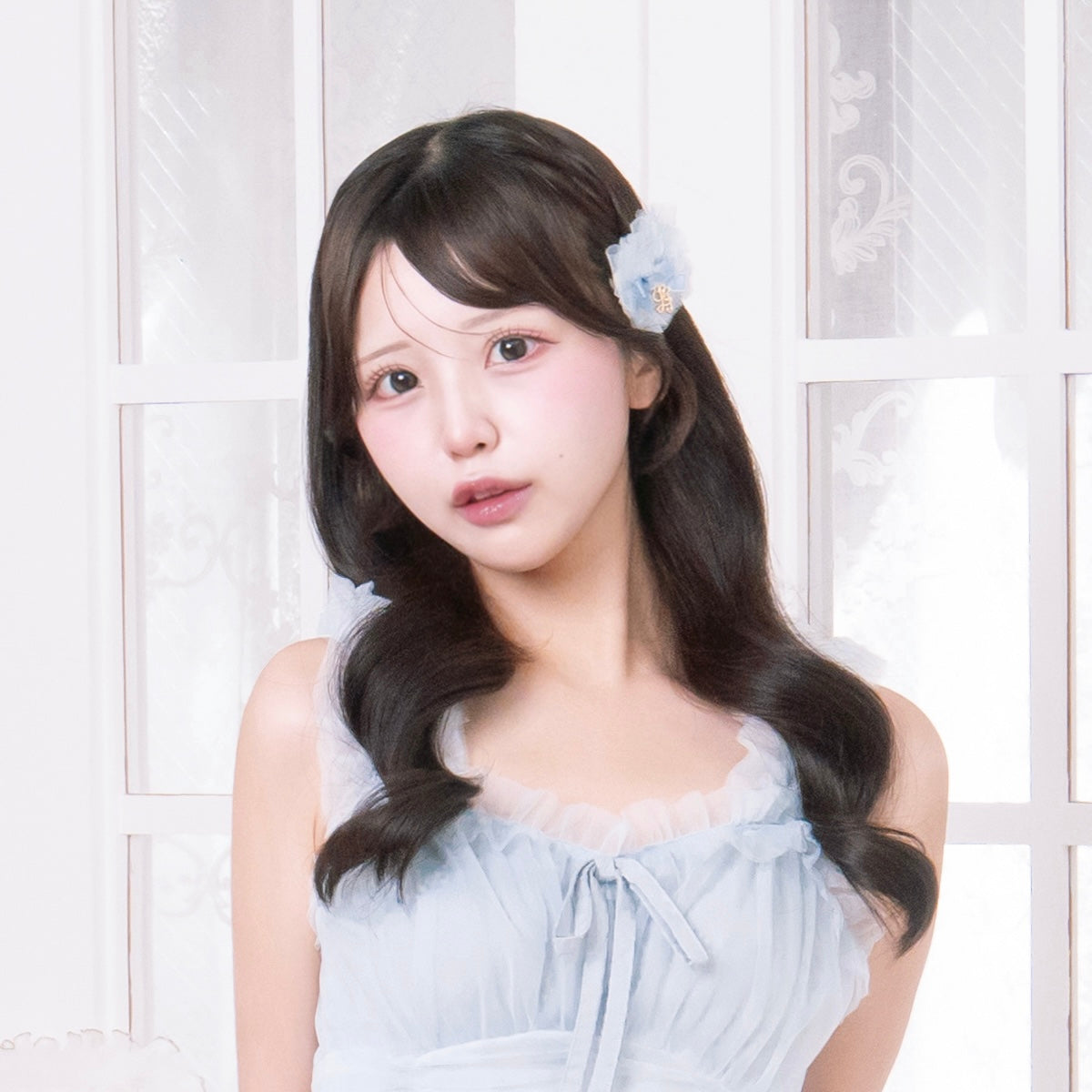 《LAFARY closet》チュールフリルヘアクリップ