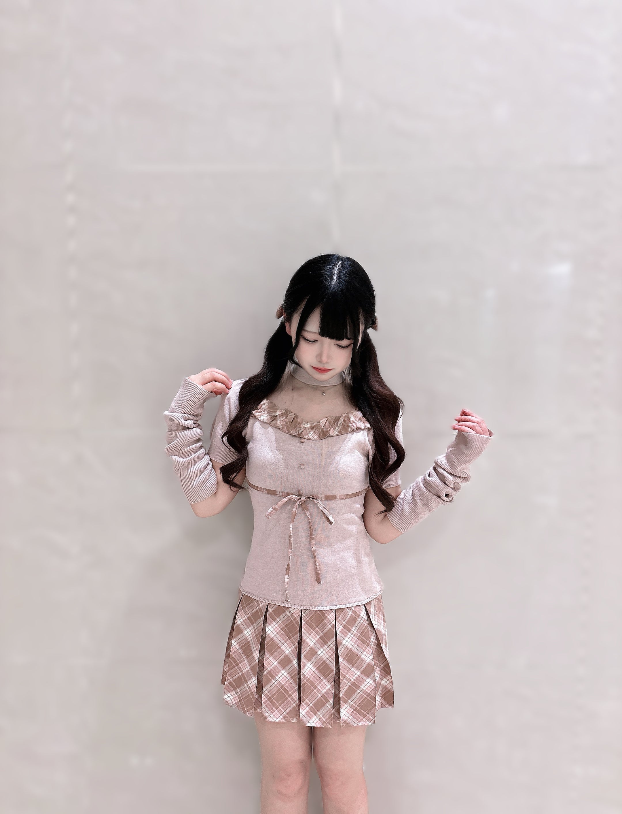 《LAFARY》ドッキングニットワンピース