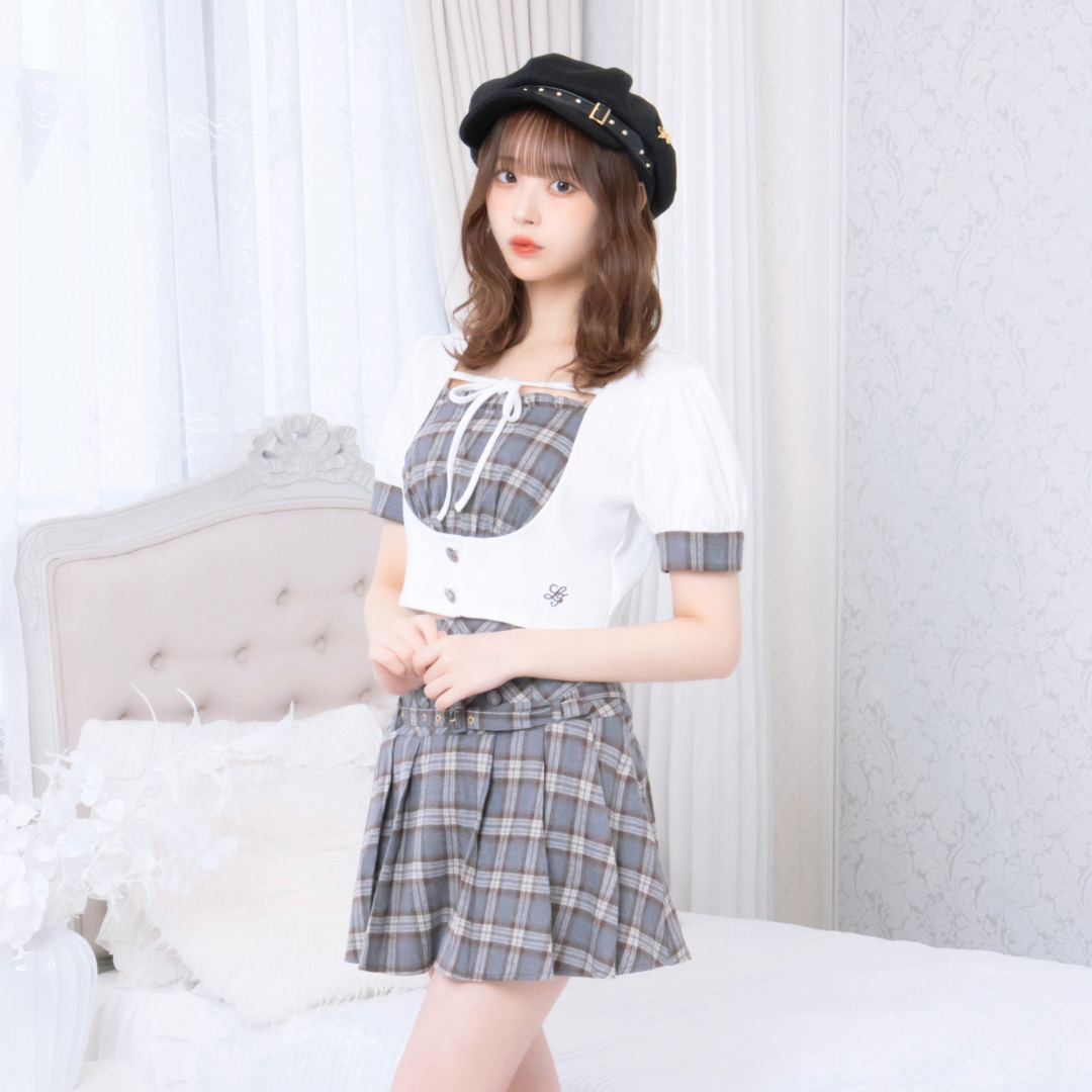 《LAFARY closet》ビジュースタッズキャスケット