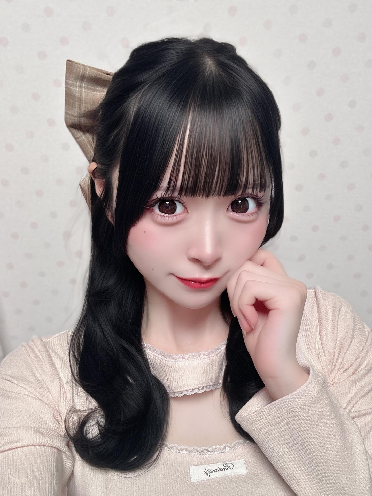 《LAFARY》チェックリボンバレッタ