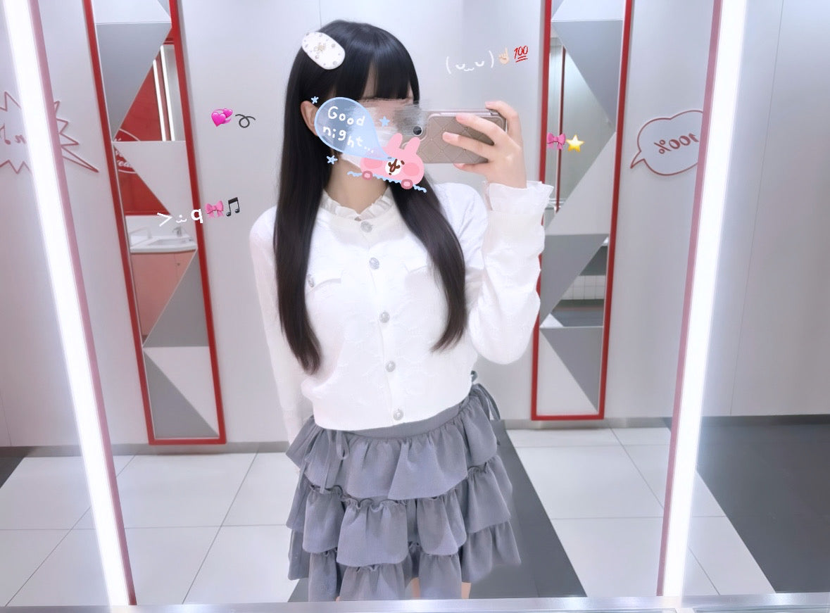 《LAFARY closet》モノグラムニットトップス