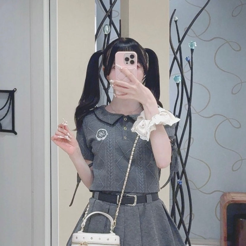 《LAFARY closet》エンブレムポロトップス