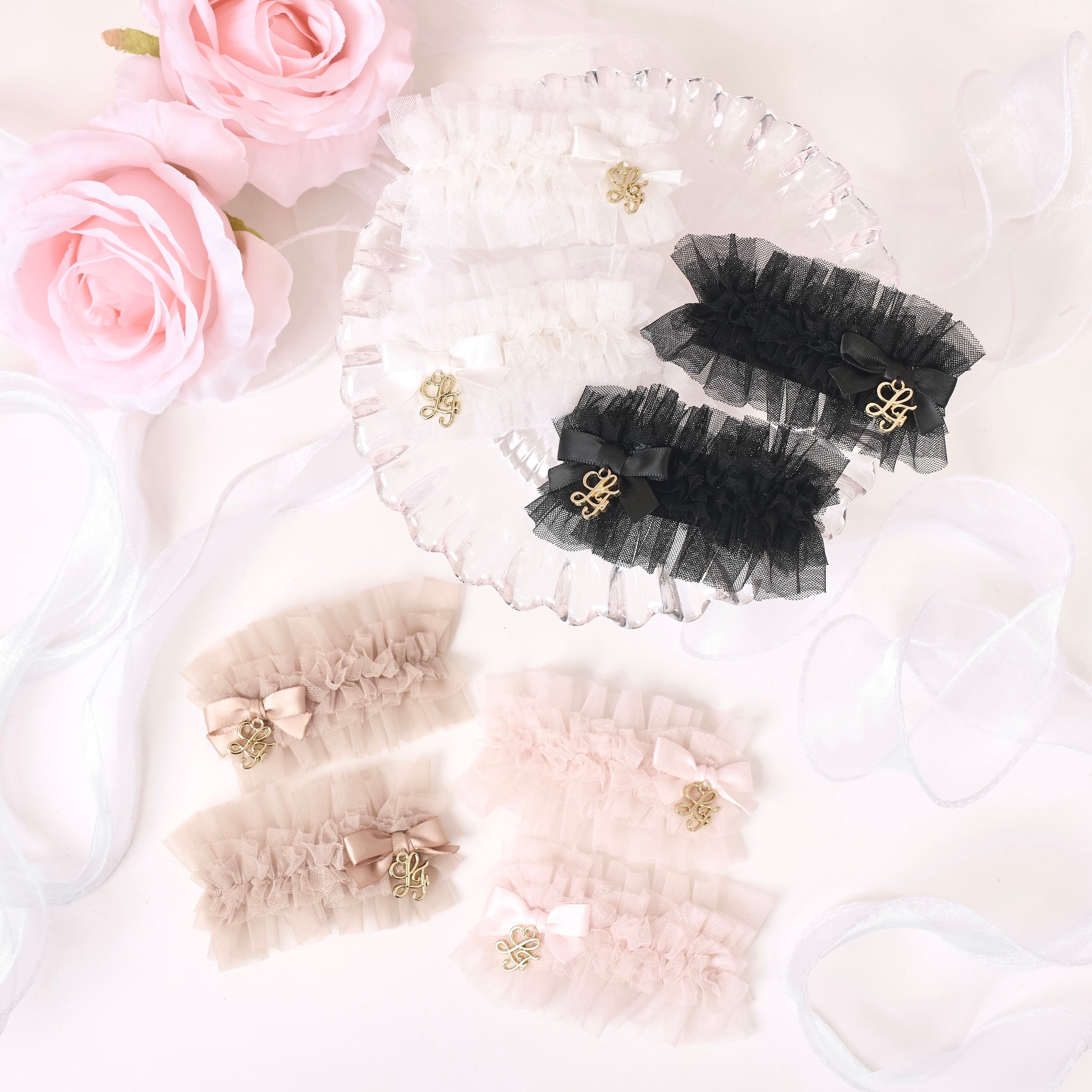 【ひなこ】ご令嬢のチュールフリルヘアクリップ LAFARY closet》チュールフリルヘアクリップ- LAFARY ONLINE