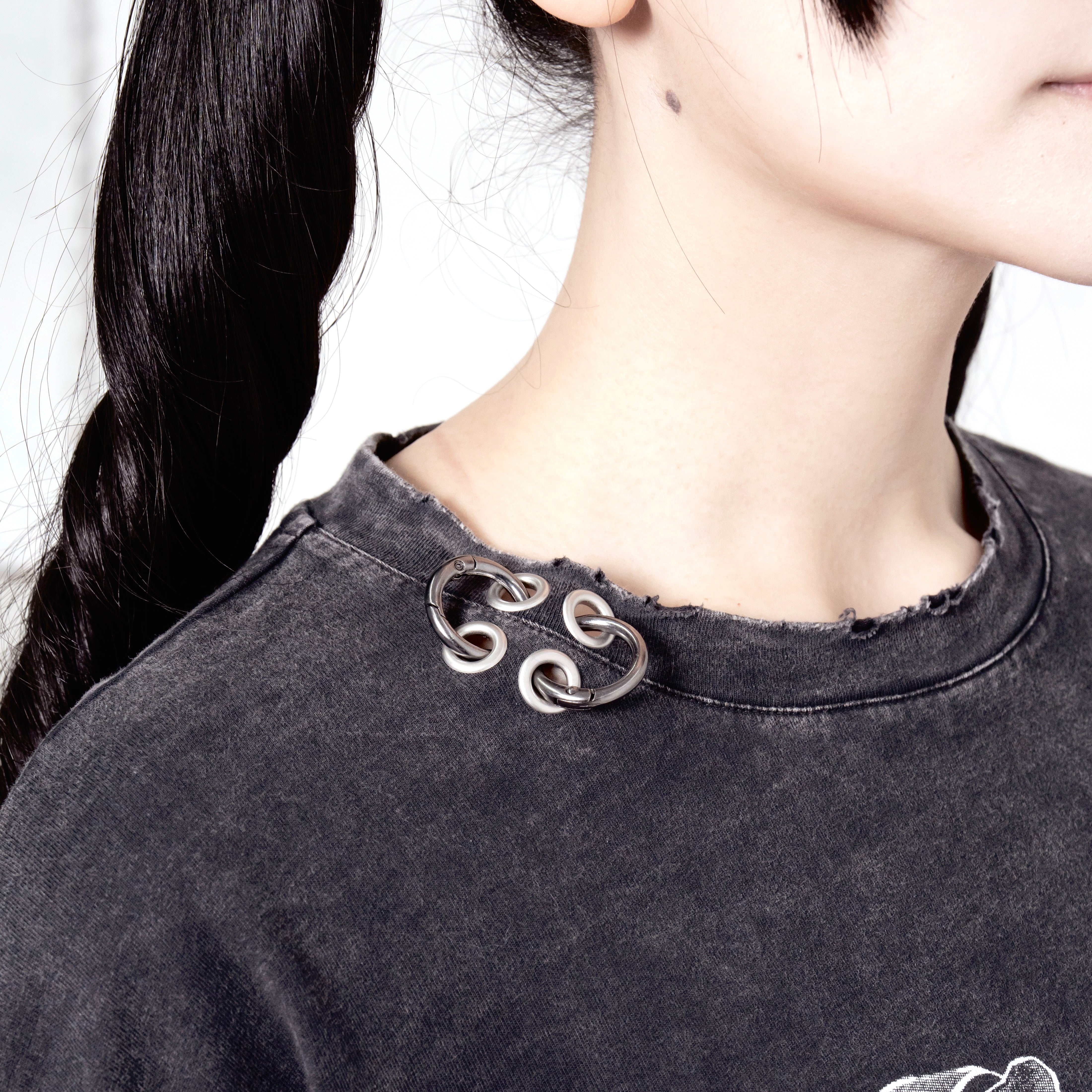 《mine》ハトメロングTシャツ