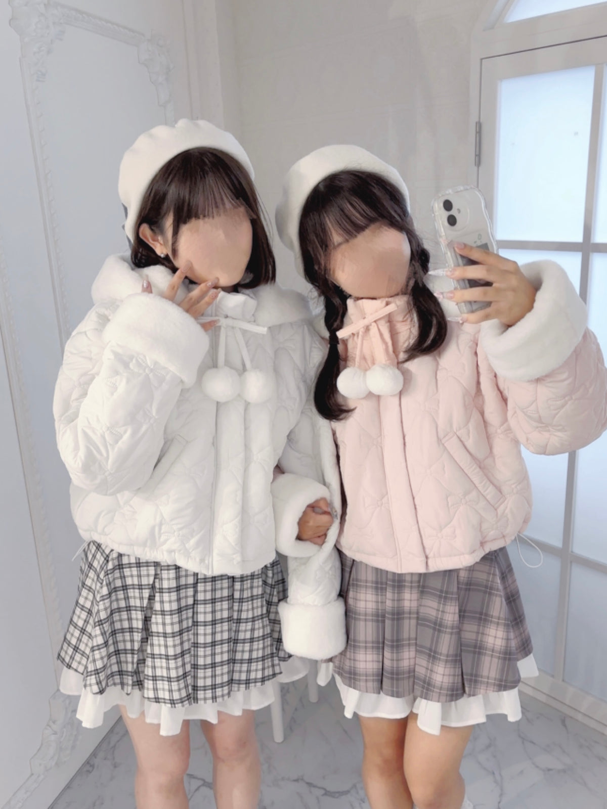 スタッフ身長 157cm/155cm