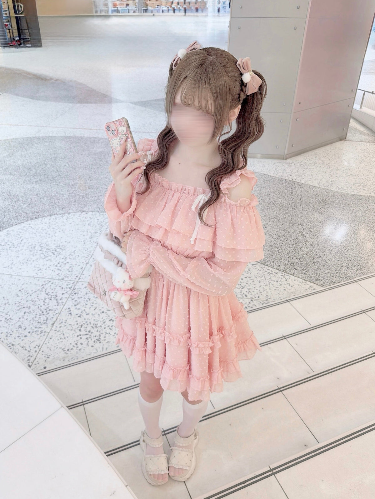 《LAFARY closet》ロゴベロアミニリボン