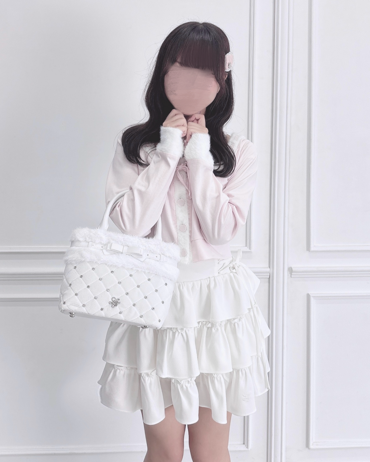 《LAFARY closet》スピンドルティアードスカパン