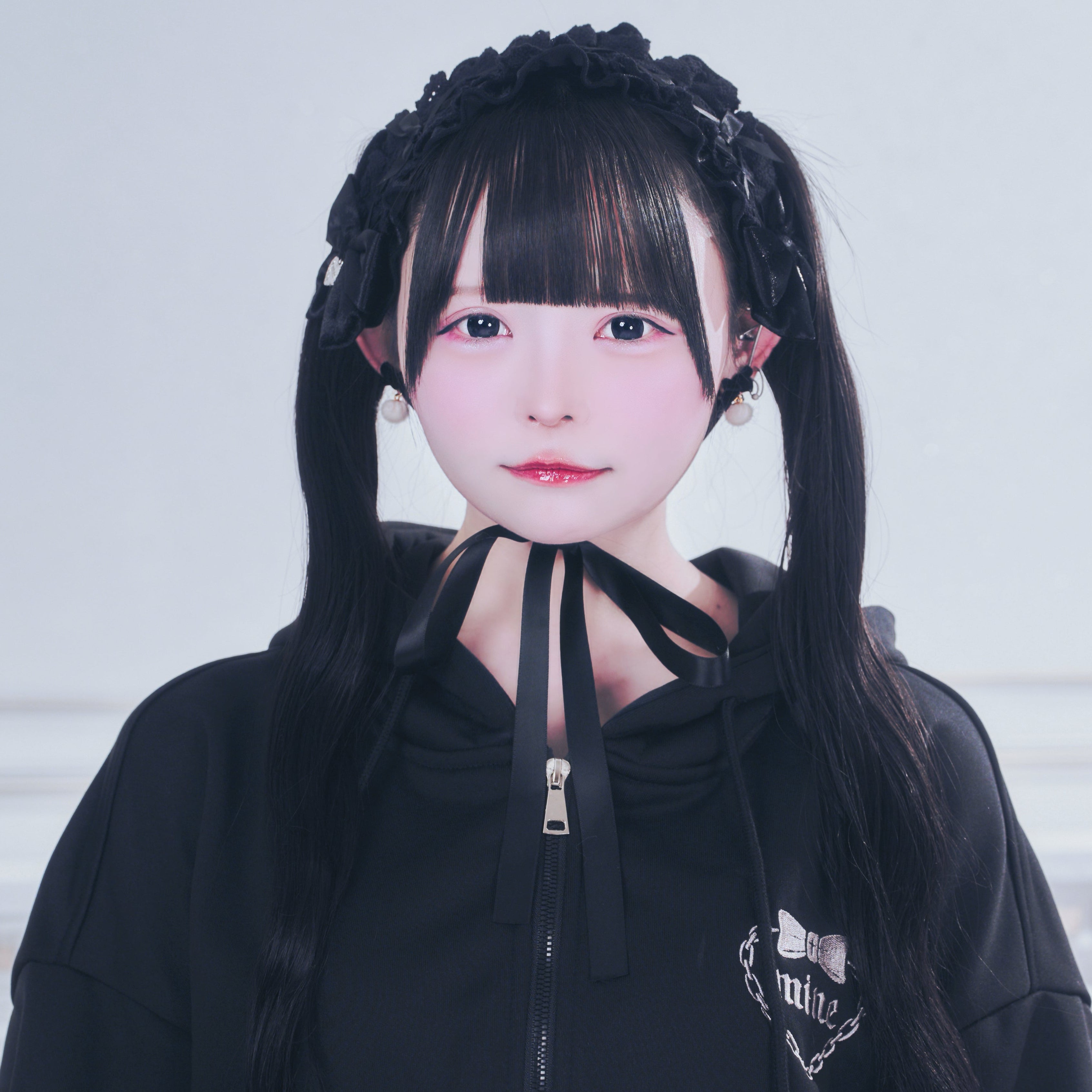 《mine》ベロアリボンヘッドドレス