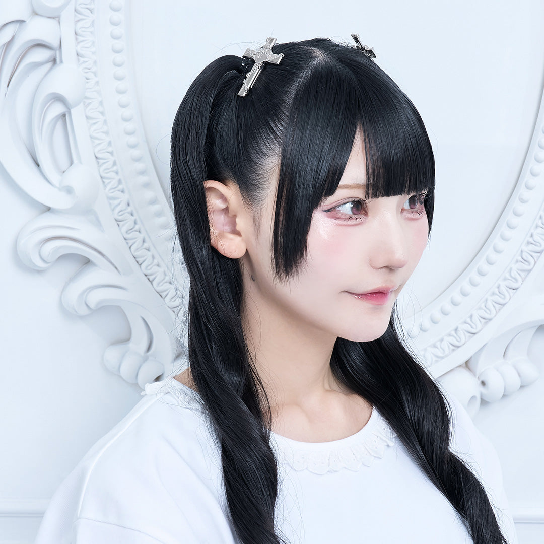 《mine》ロッククロスシルバークリップ