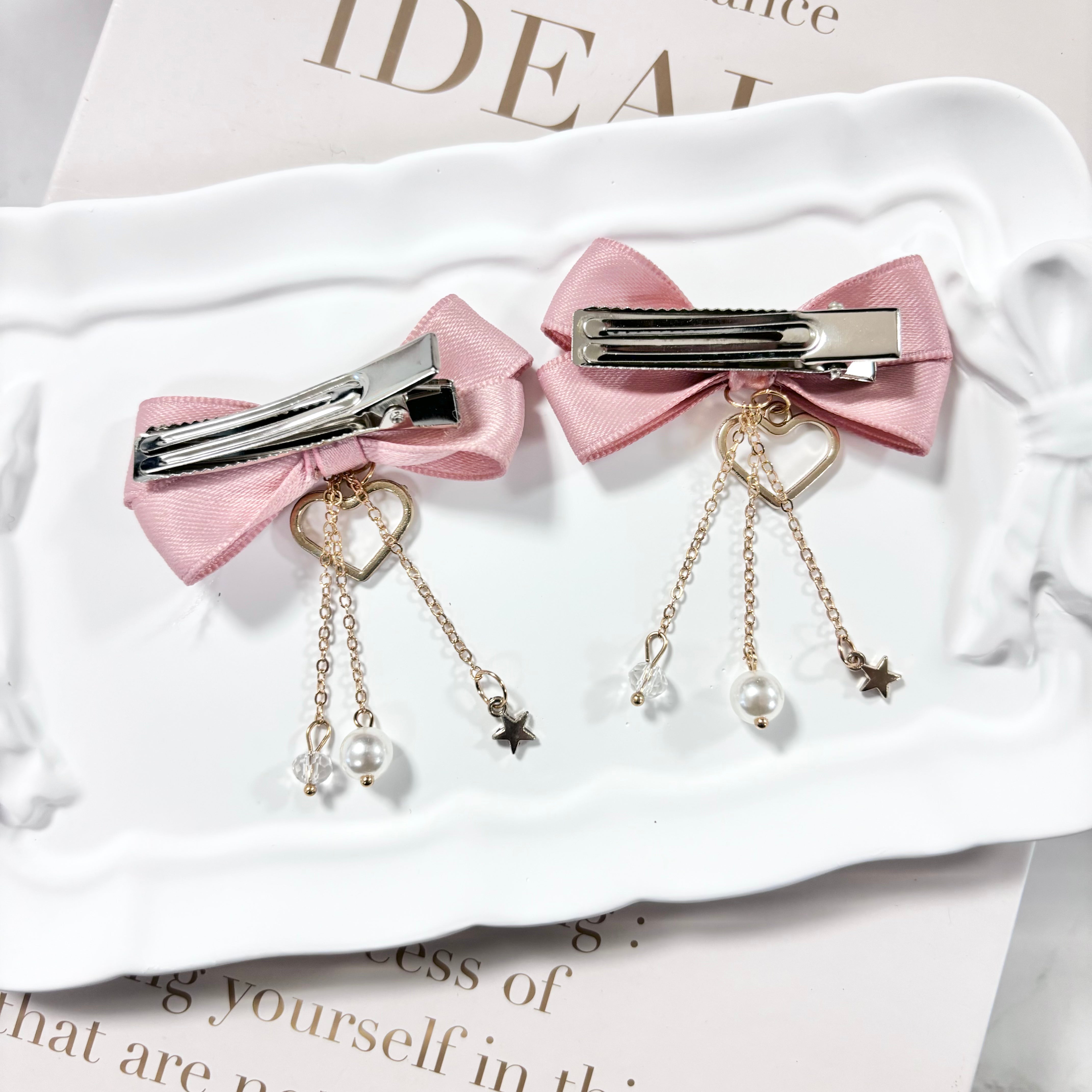 リボンチャームクリップ