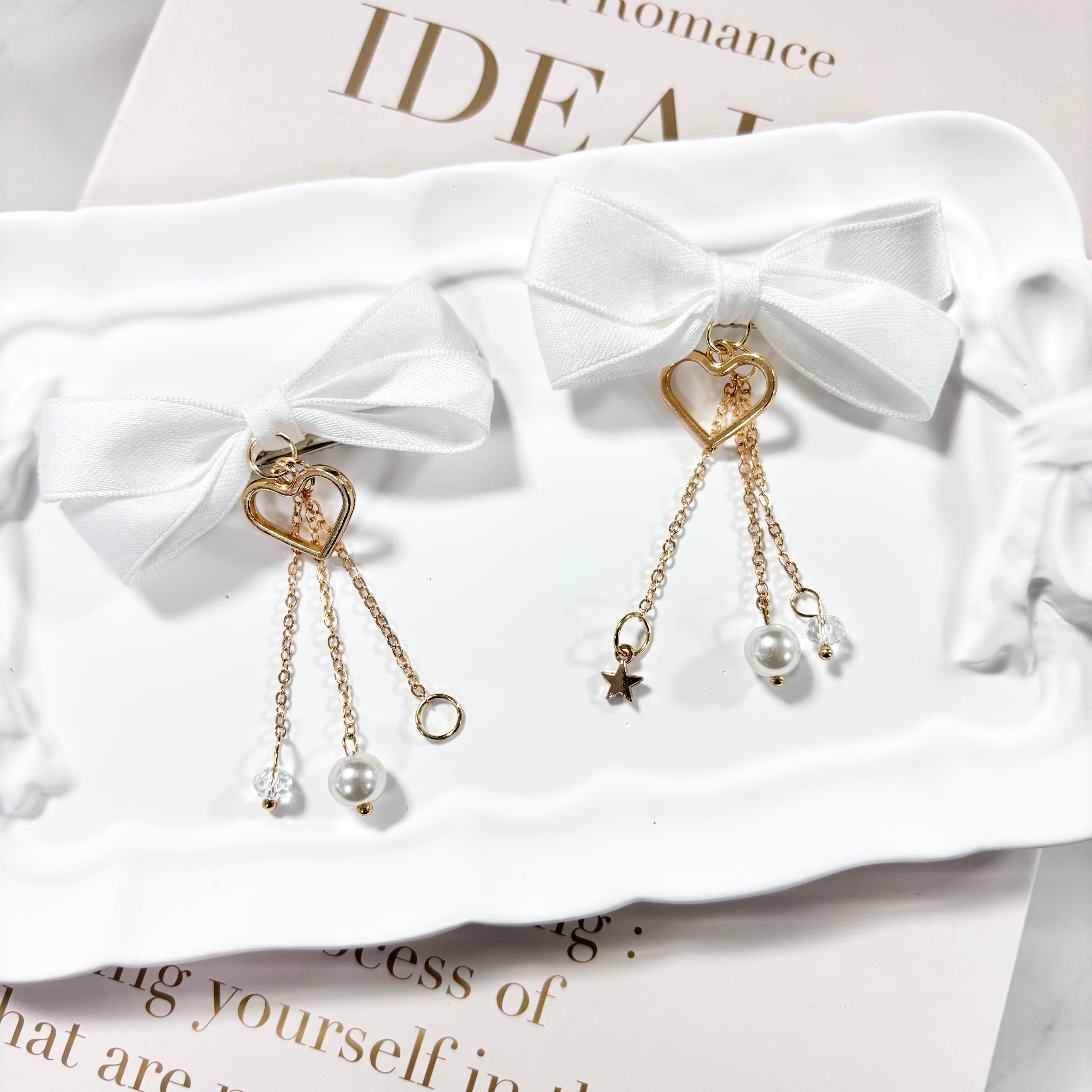 リボンチャームクリップ