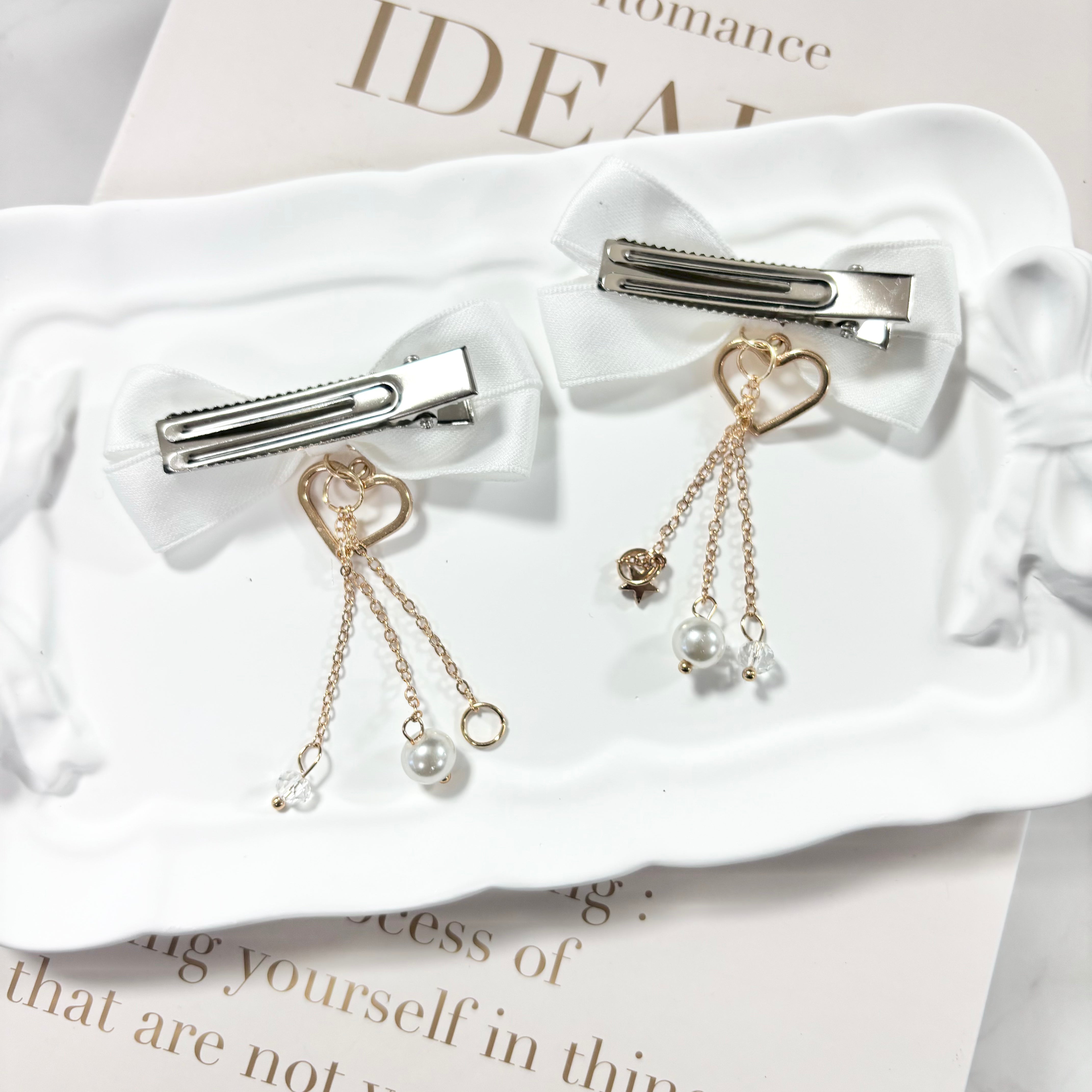 リボンチャームクリップ