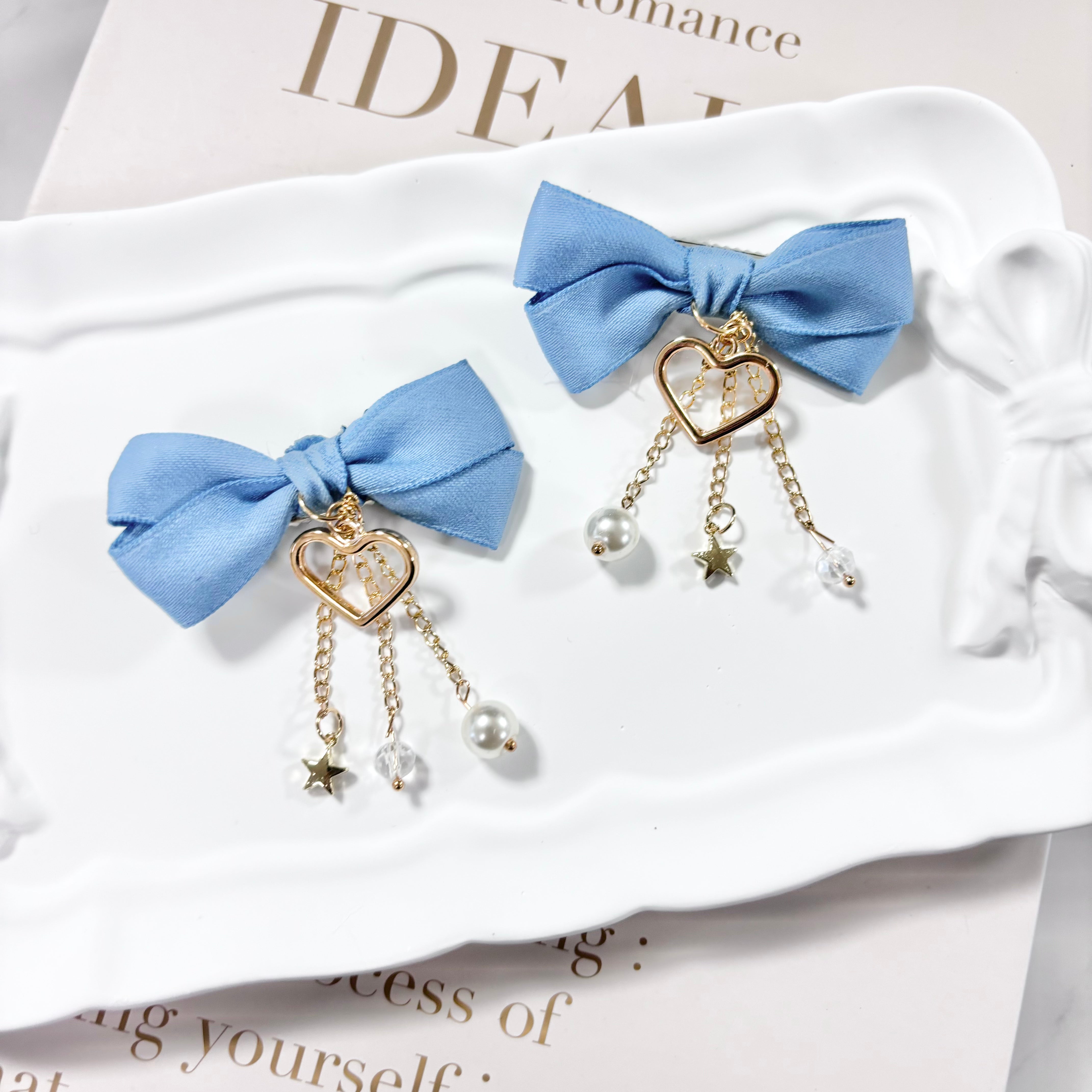 リボンチャームクリップ