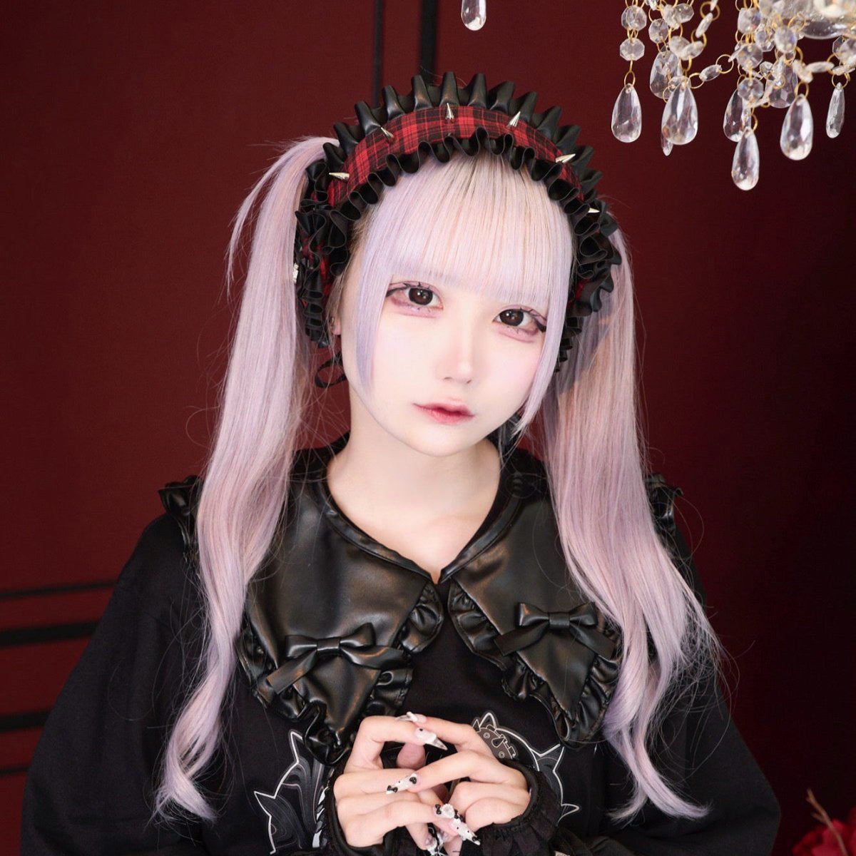 《mine》レザーハート ヘッドドレス