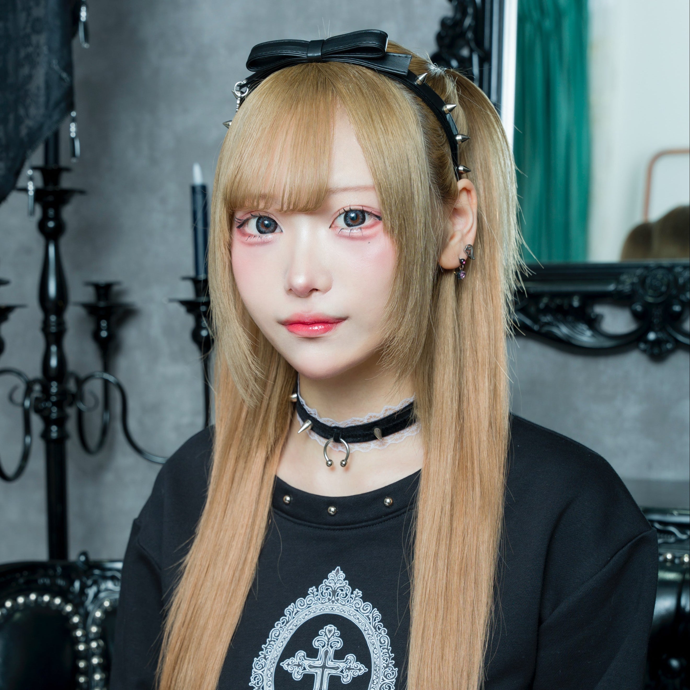 mine》スタッズリボンカチューシャ- LAFARY ONLINE