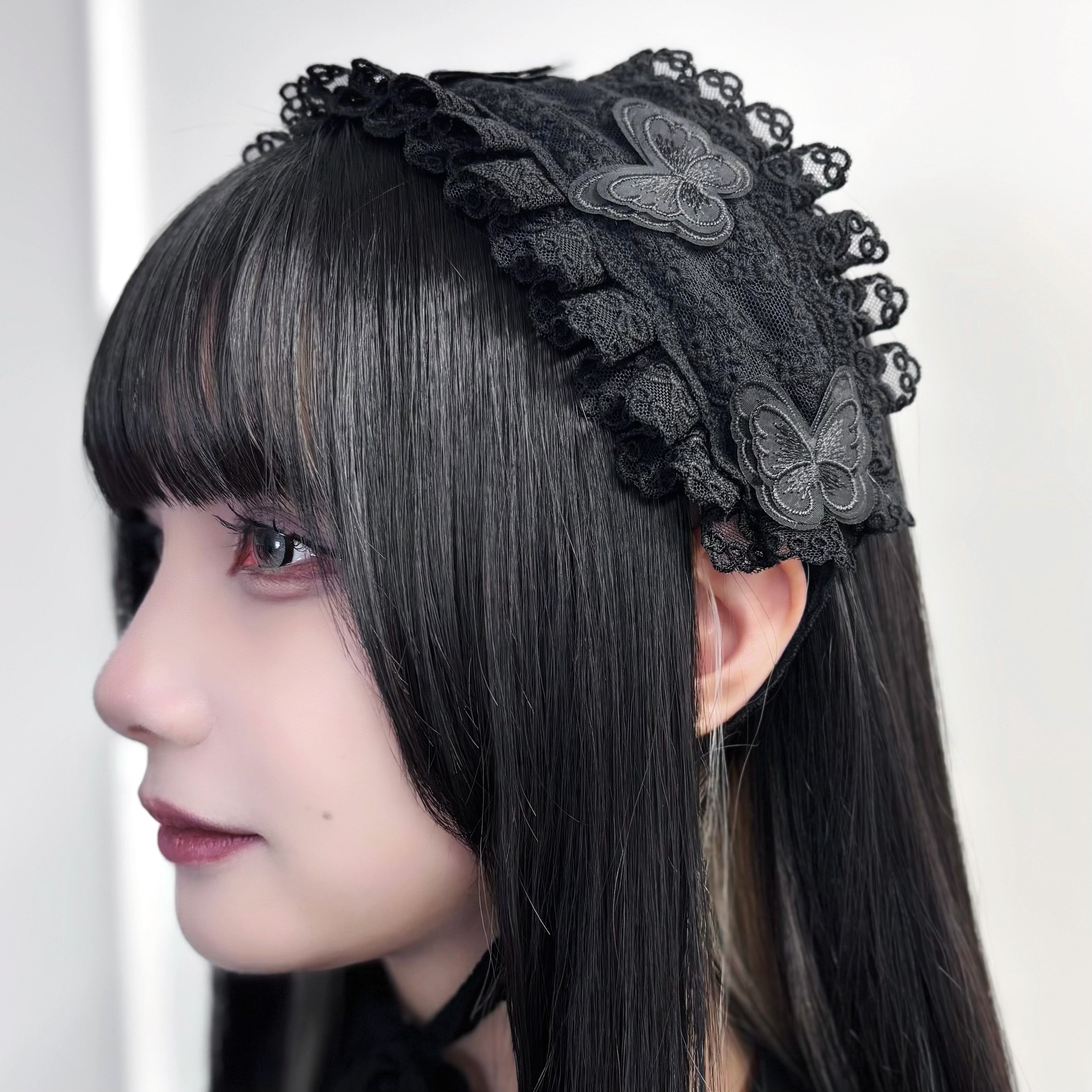 《LAFARYオリジナル》レースチュールヘッドドレス